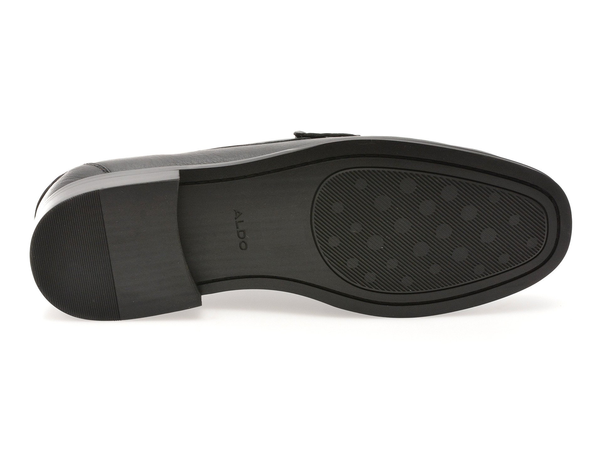 Mocasini ALDO negri, WILDWOODD 001, din piele naturala