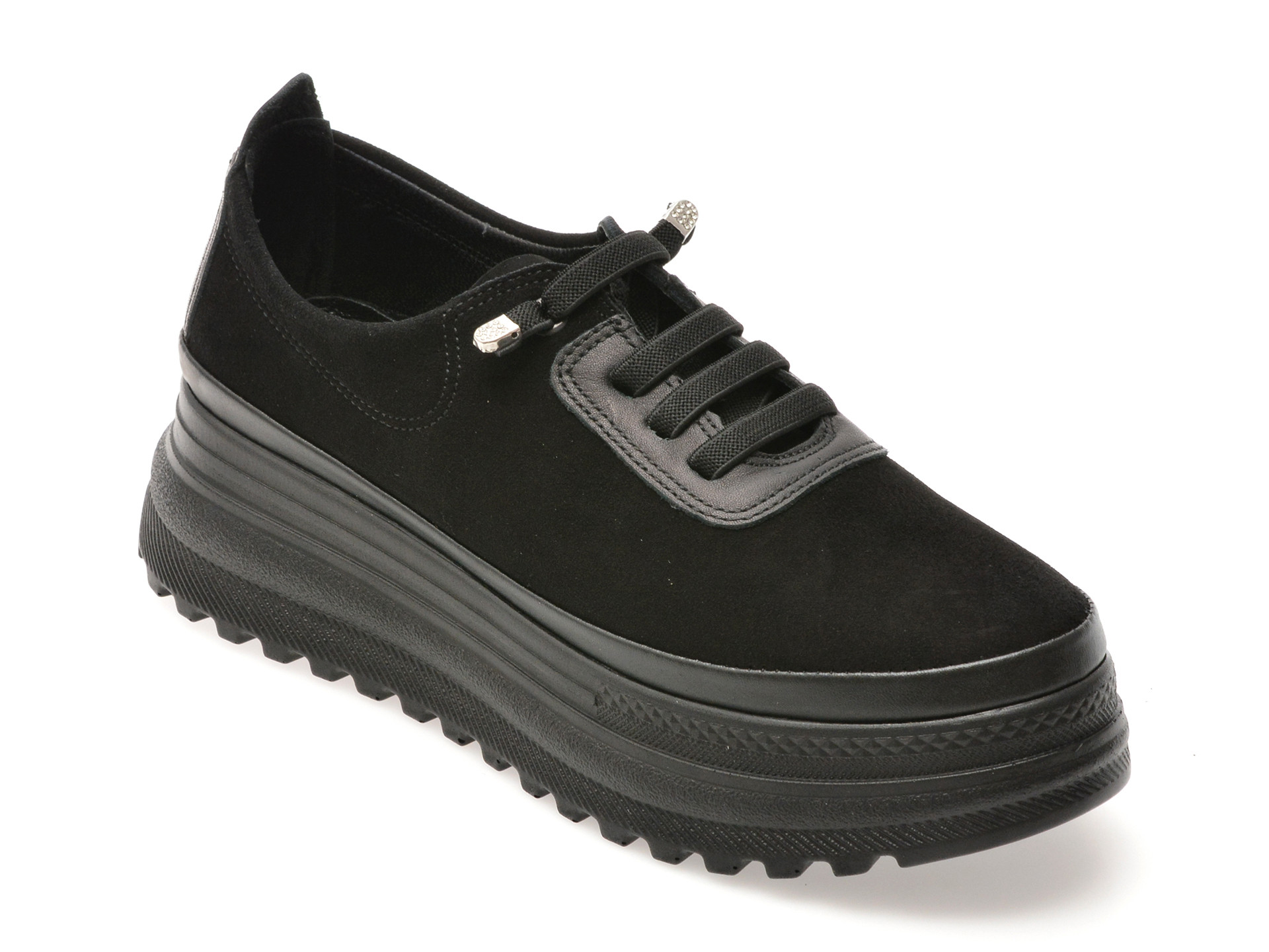 Pantofi image negri 387375 din piele intoarsa