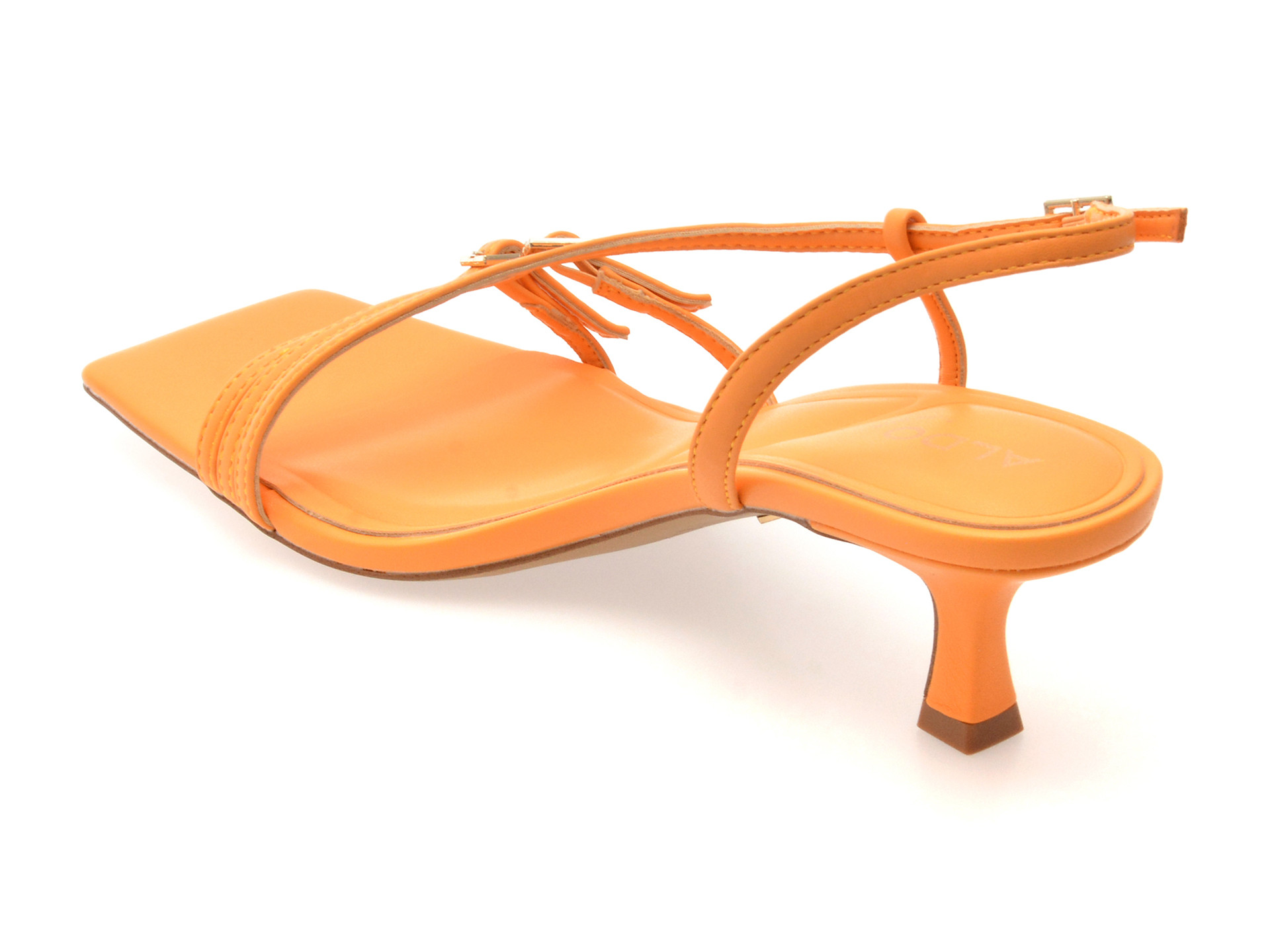 Sandale elegante ALDO portocalii, HARLIE 810, din piele ecologica