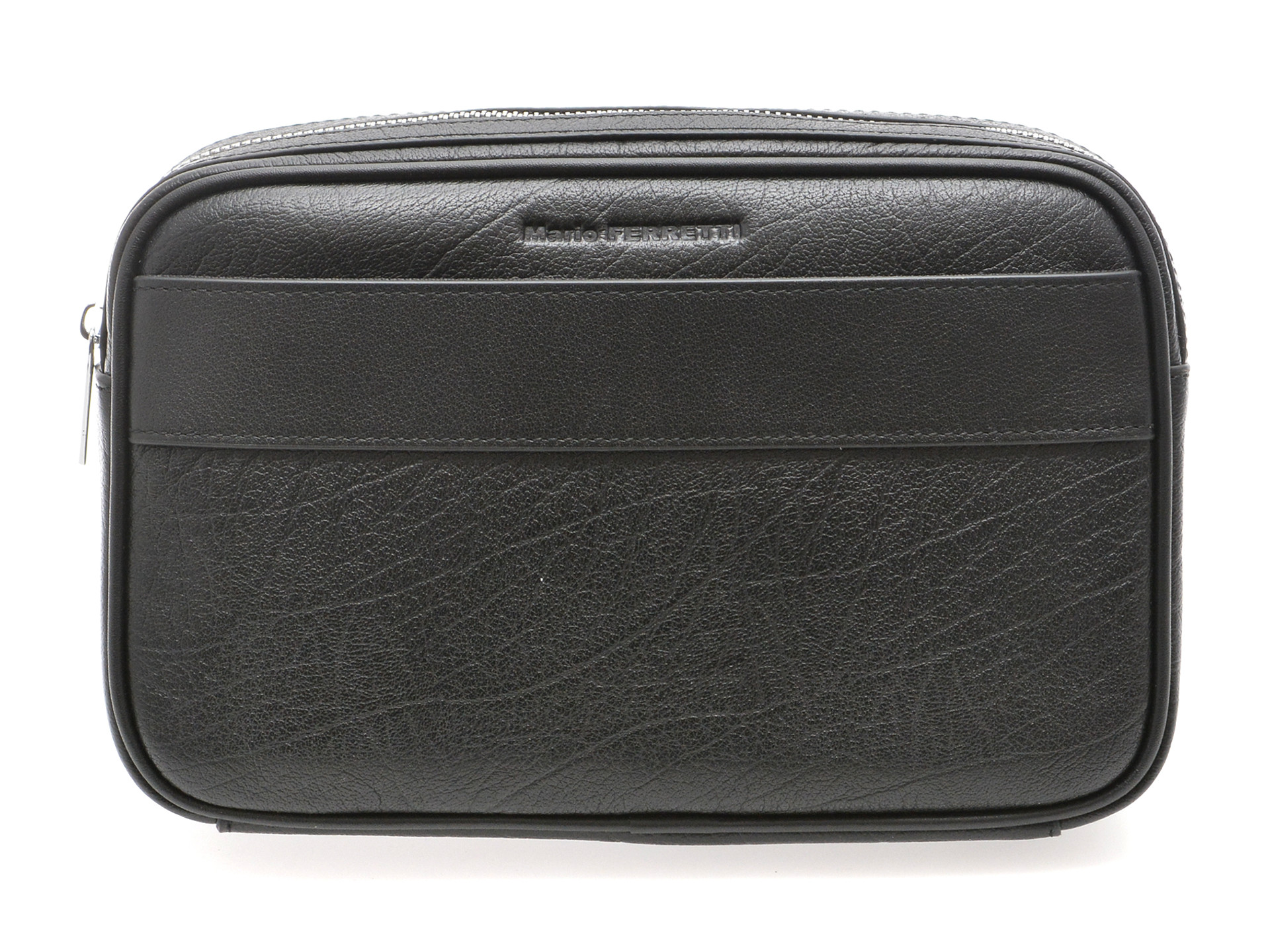 Borseta MARIO FERRETTI negru, 1001, din piele naturala