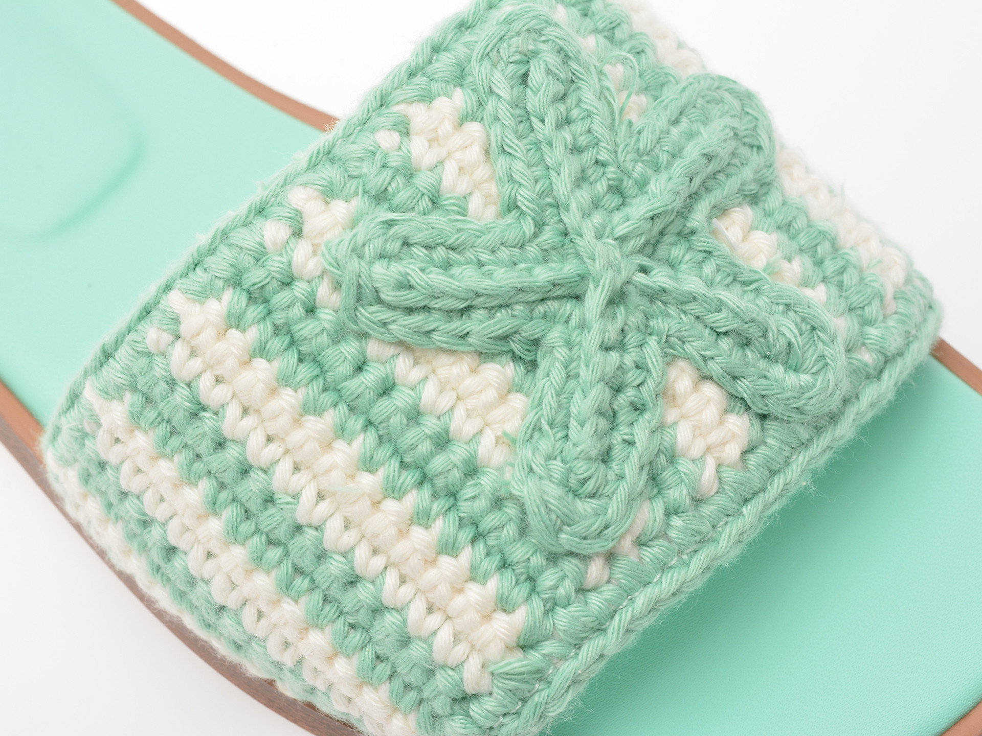 Papuci ALDO verzi, SABBIA 342, din material textil