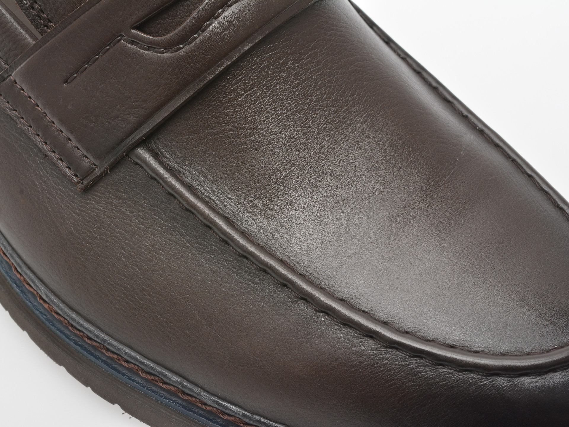 Mocasini eleganti EPICA maro, QA82AB, din piele naturala