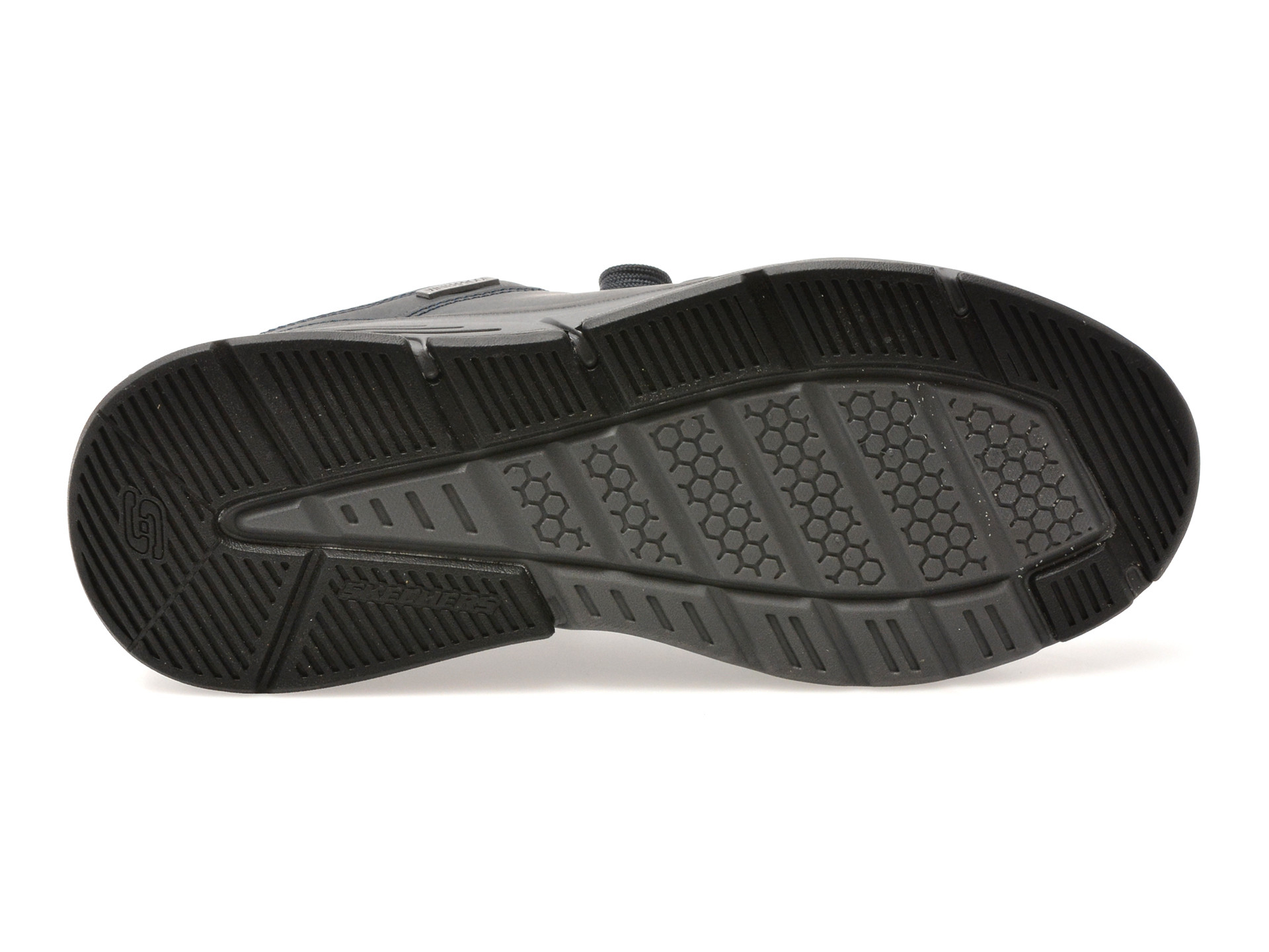 Pantofi sport SKECHERS bleumarin, BENAGO, din piele naturala