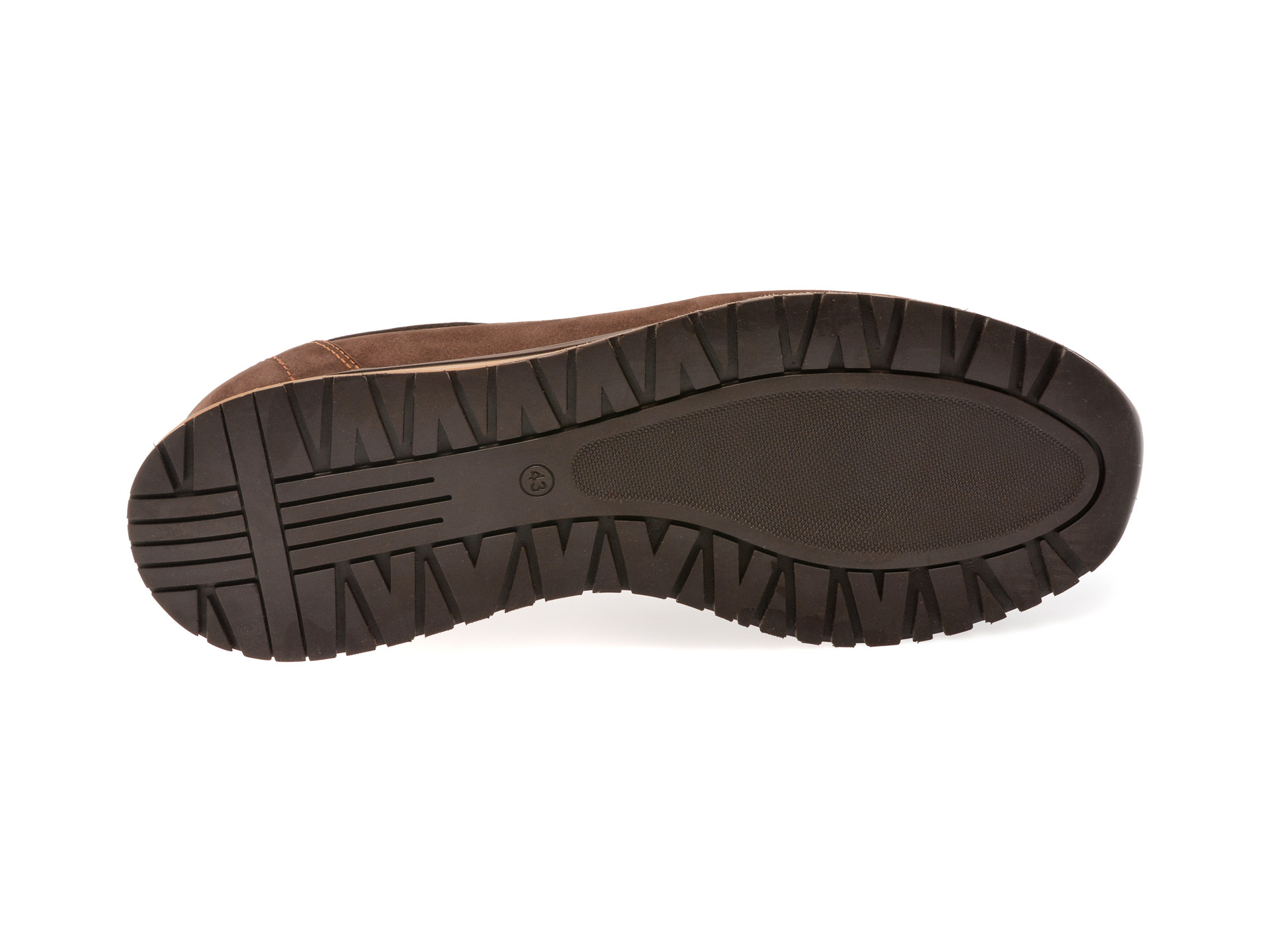 Pantofi sport OTTER maro, 4161, din nabuc