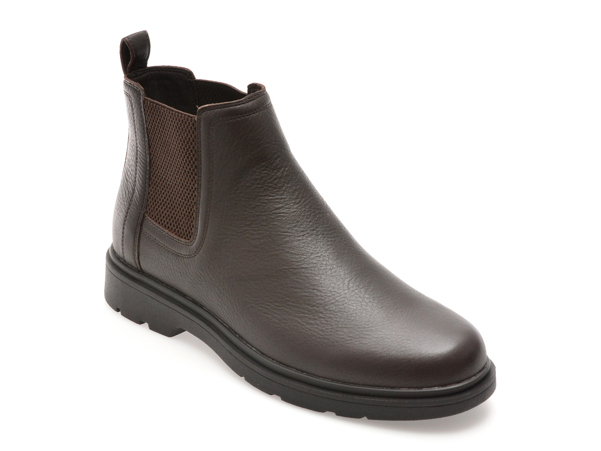 Ghete GEOX maro, U36D1C, din piele naturala