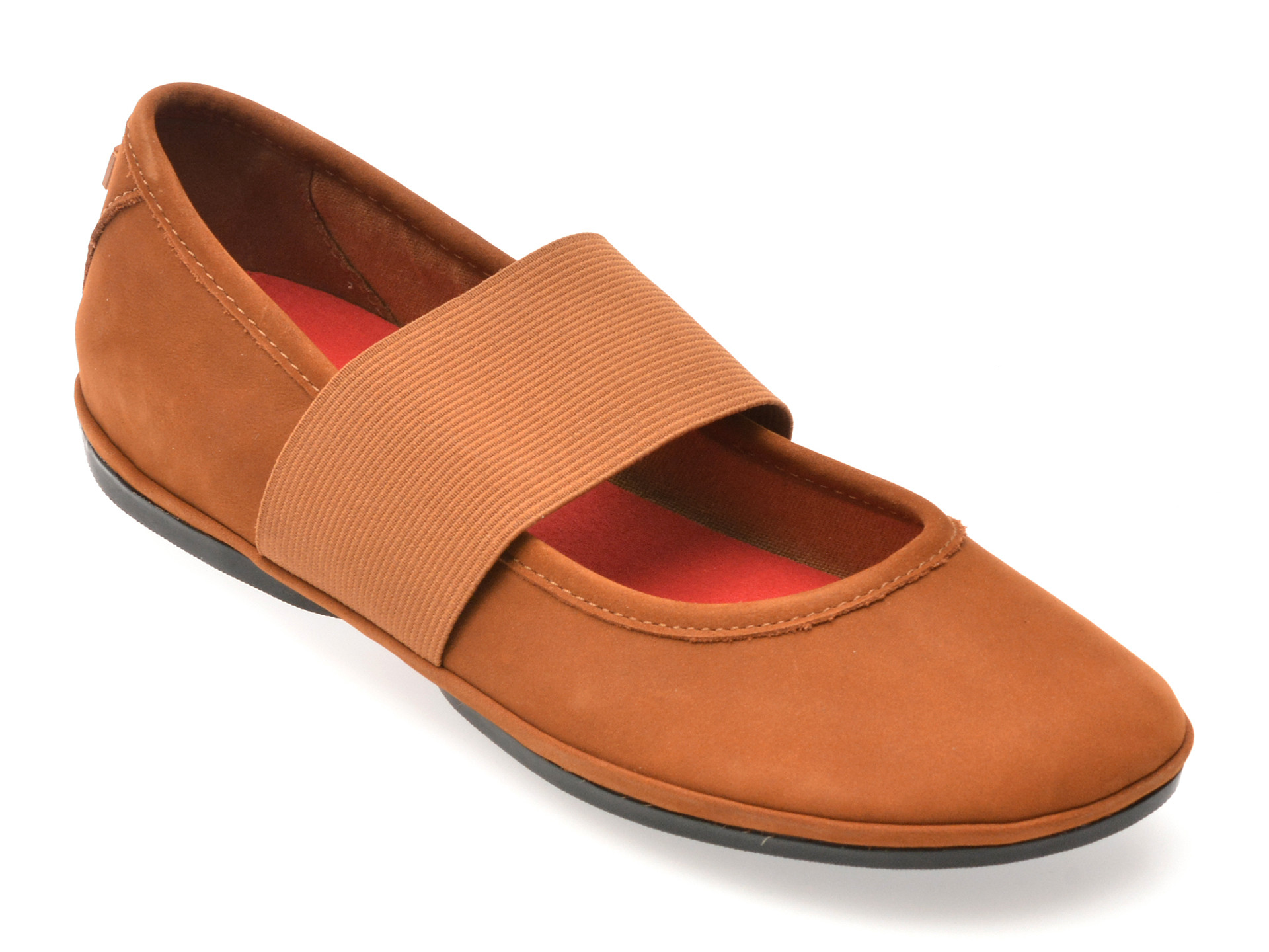 Balerini CAMPER maro, RIGHT, din nabuc