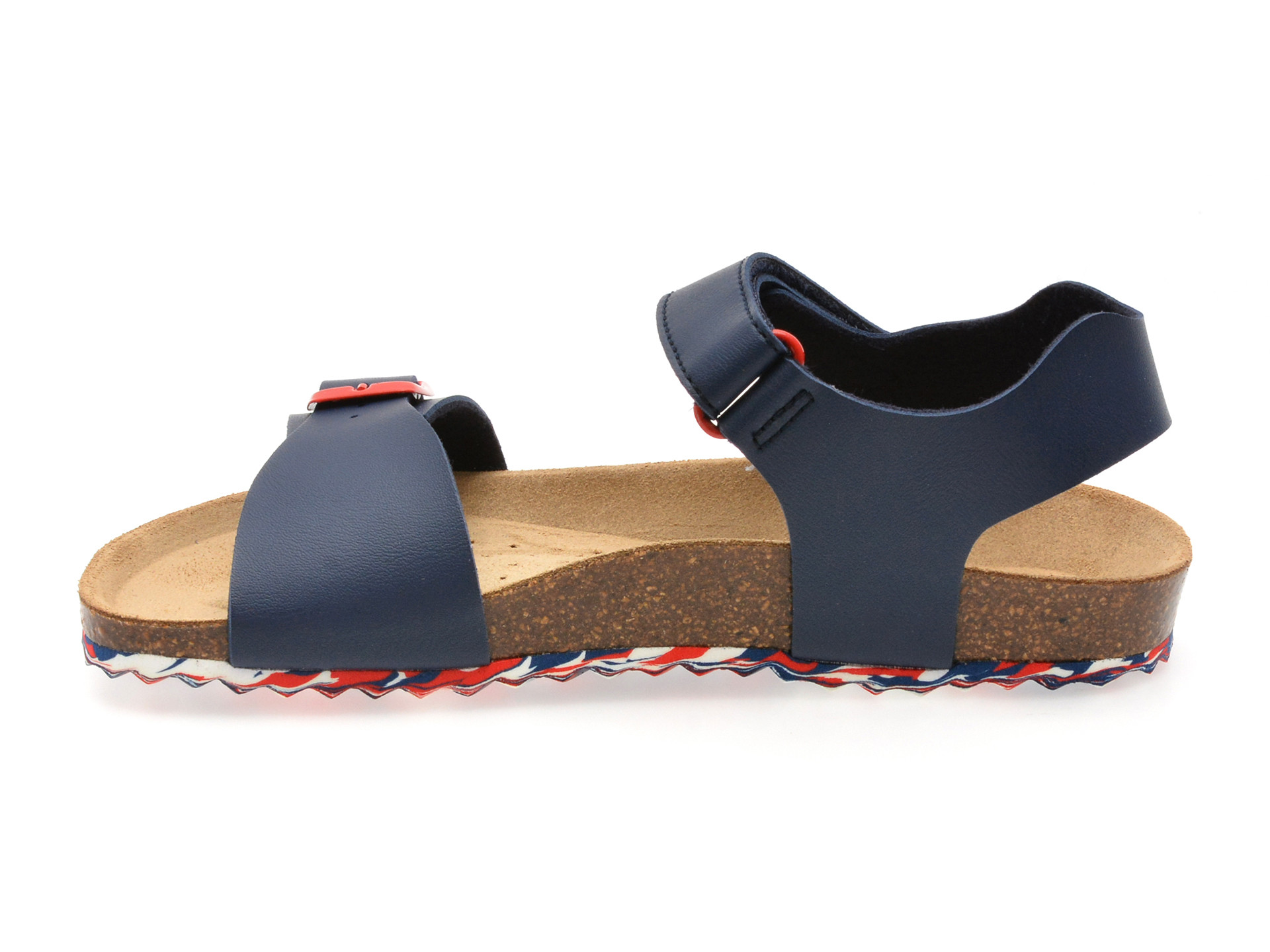 Sandale GEOX bleumarin, J028LB, din piele ecologica