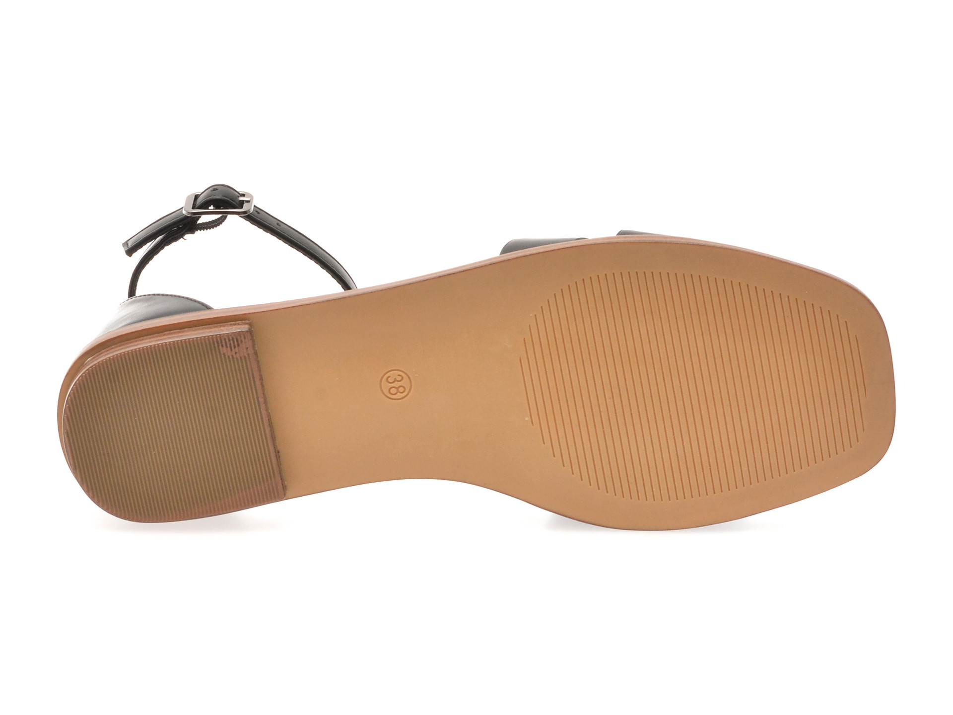 Sandale EPICA negre, 82988, din piele ecologica