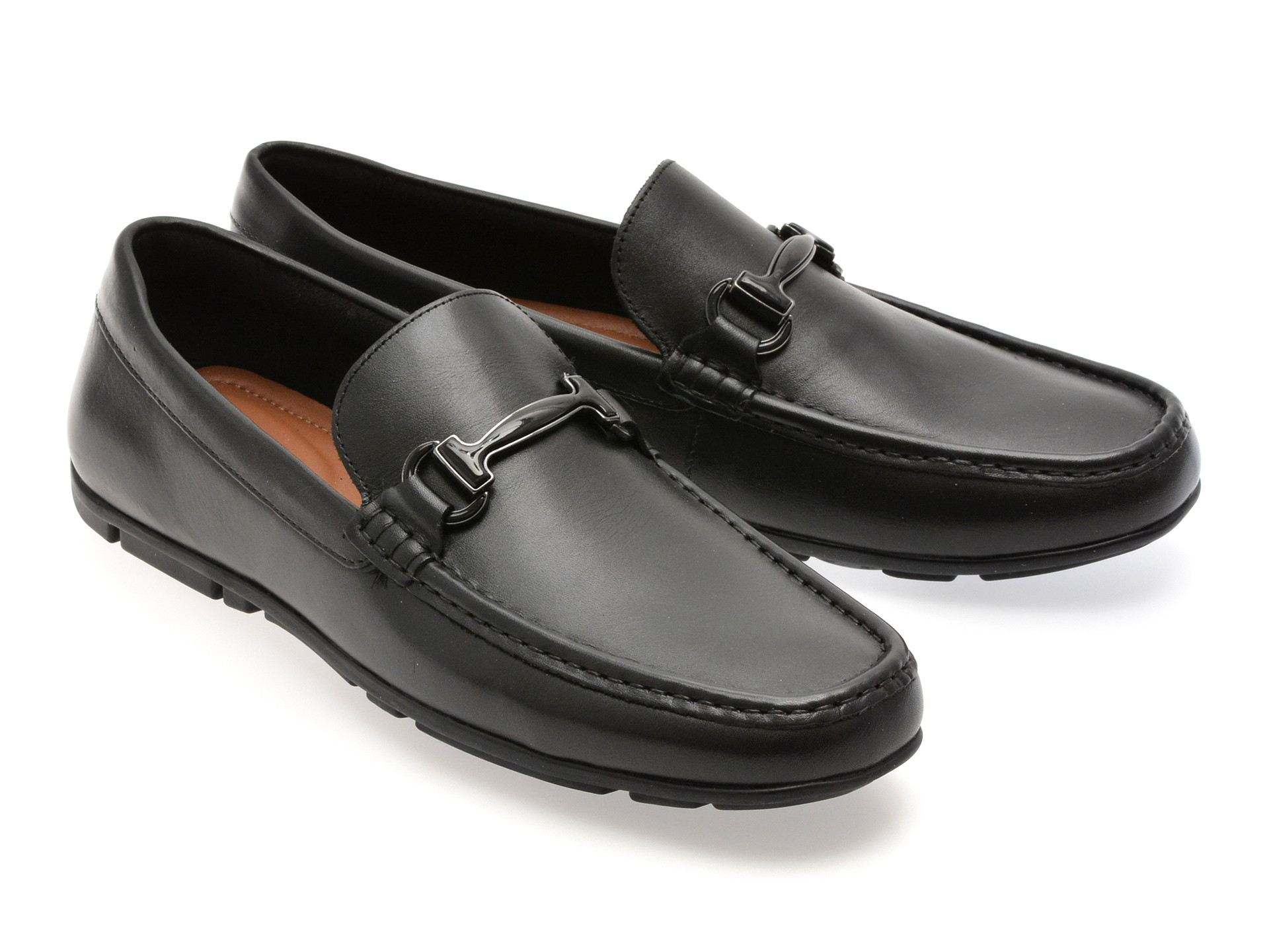 Mocasini ALDO negri, PRATO-IN 001, din piele naturala