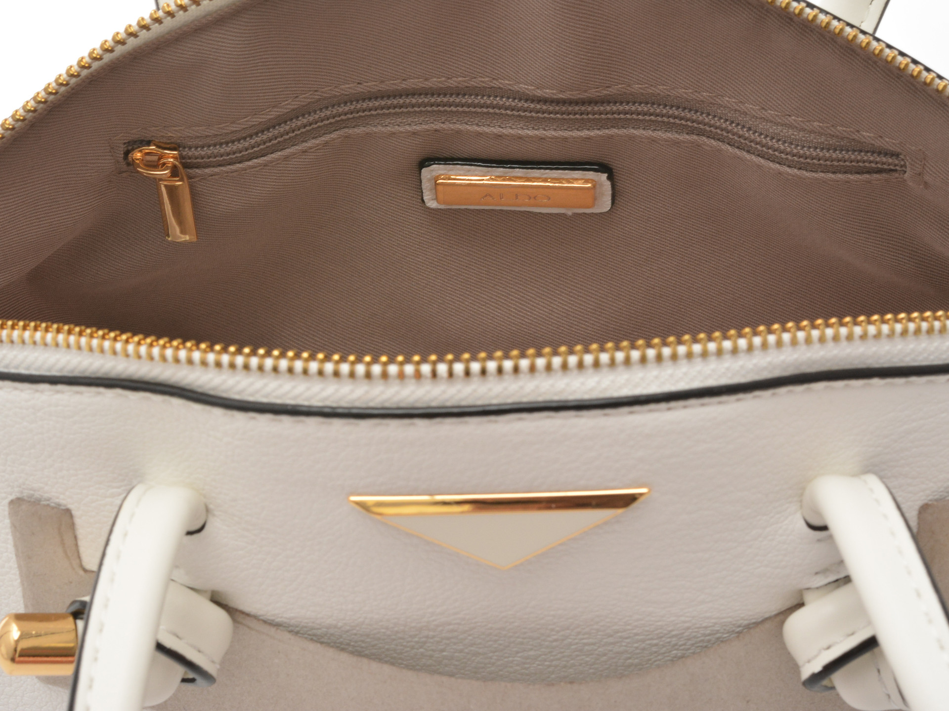 Geanta ALDO alba, ELYSANDE 100, din piele ecologica