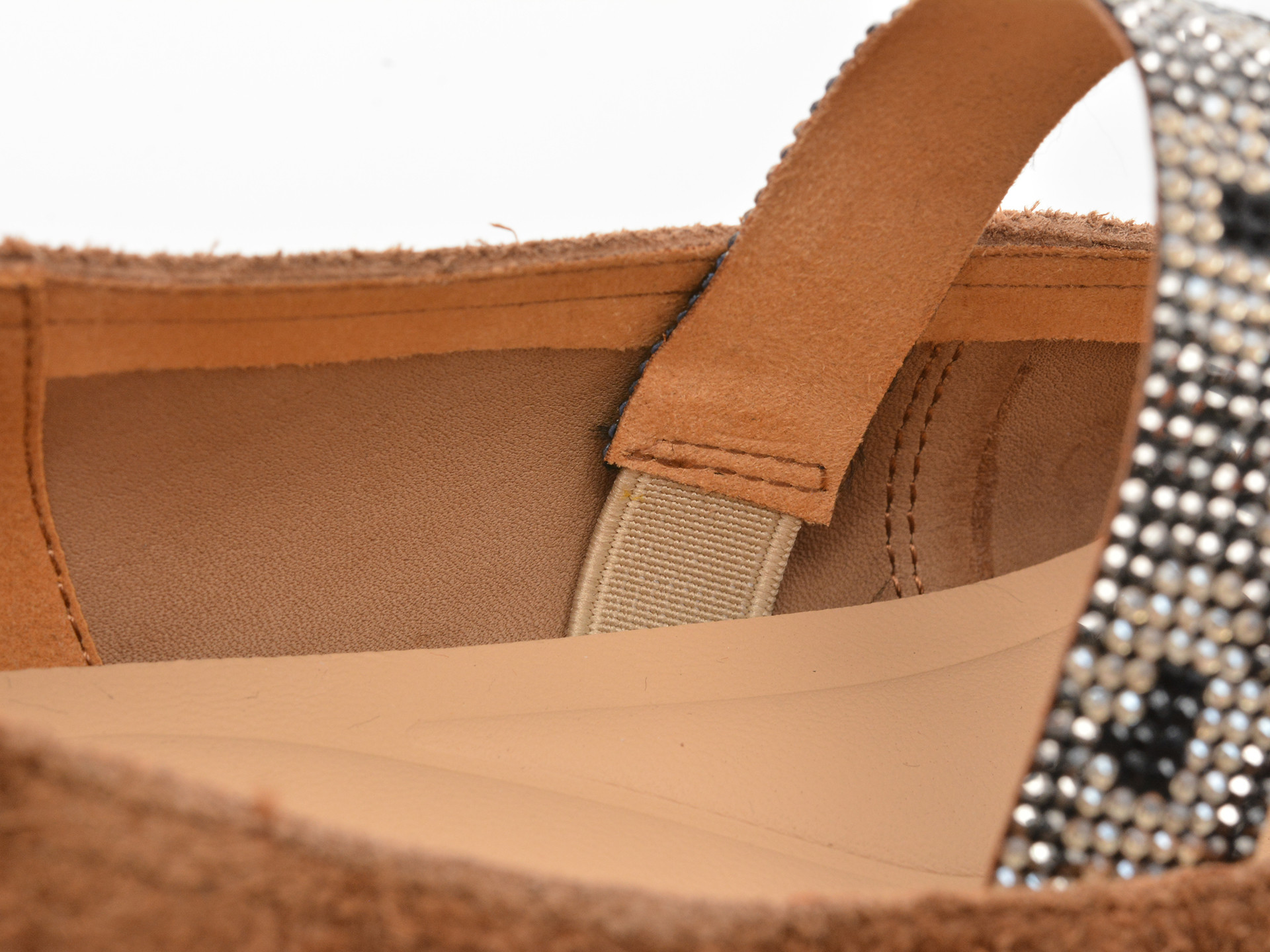 Balerini EPICA maro, 65070, din piele intoarsa