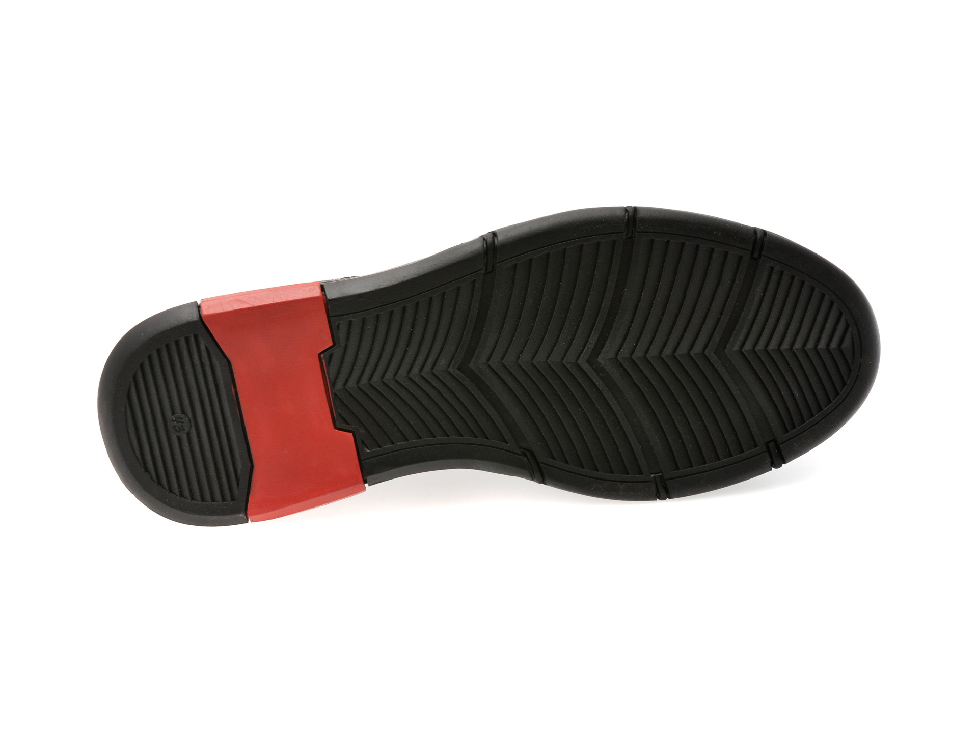 Pantofi sport OTTER negri, CASPER 11, din piele naturala