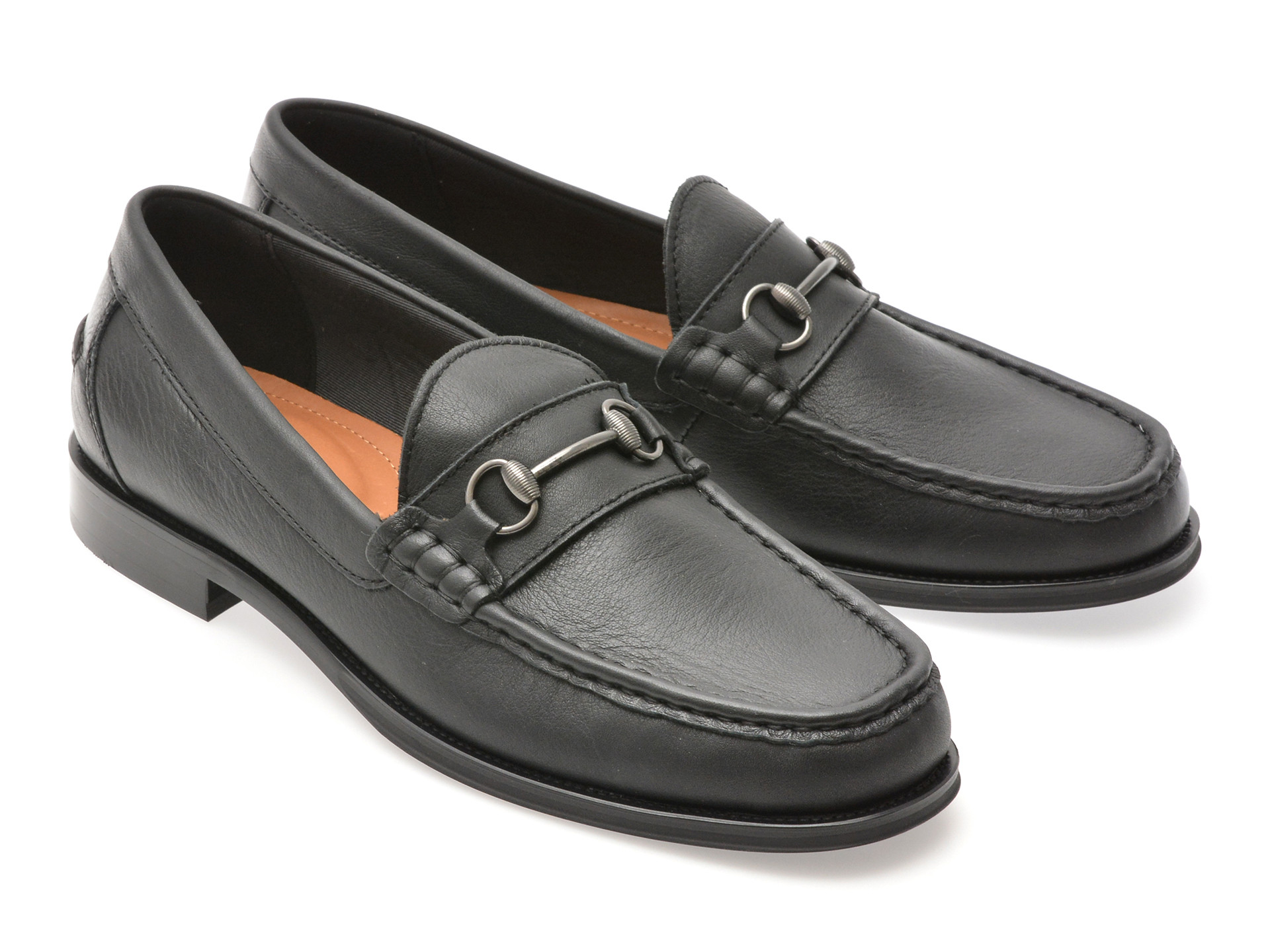 Mocasini ALDO negri, WILDWOODD 001, din piele naturala