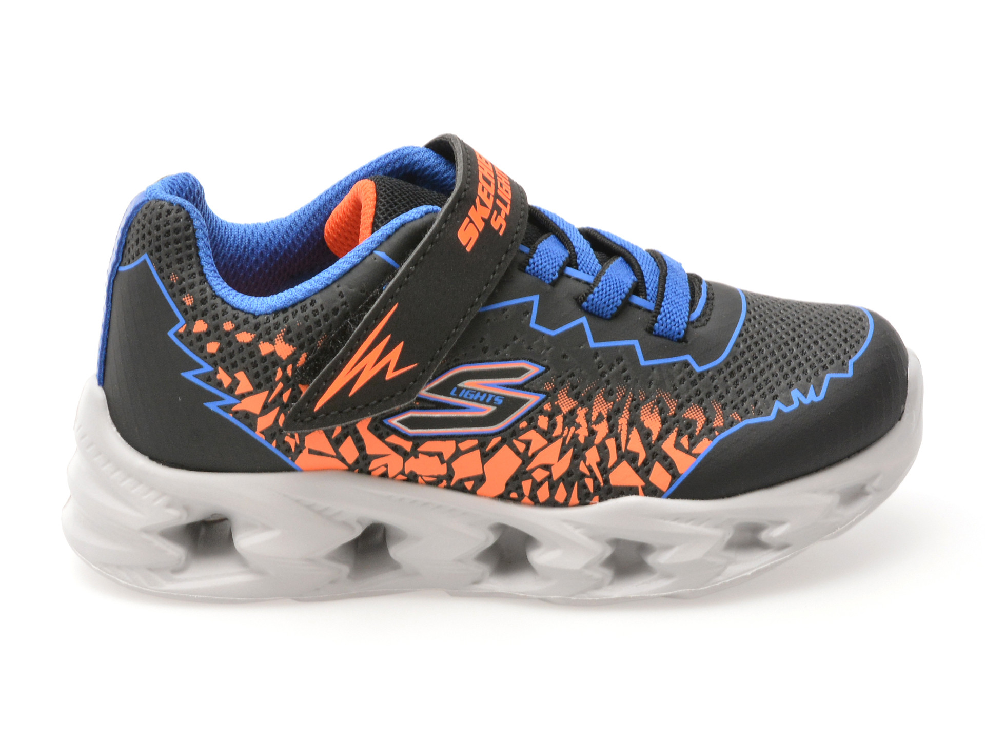 Pantofi sport SKECHERS negri, VORTEX 2.0, din piele ecologica