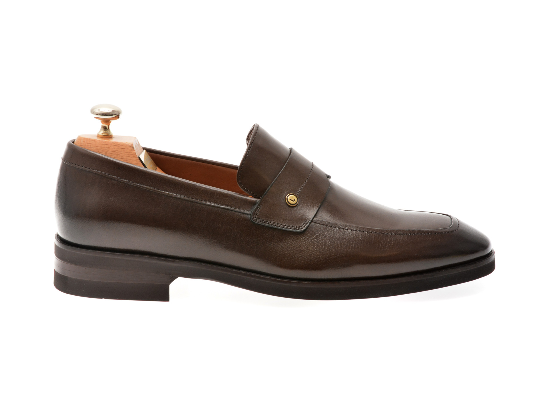 Mocasini eleganti LE COLONEL maro, 48797, din piele naturala