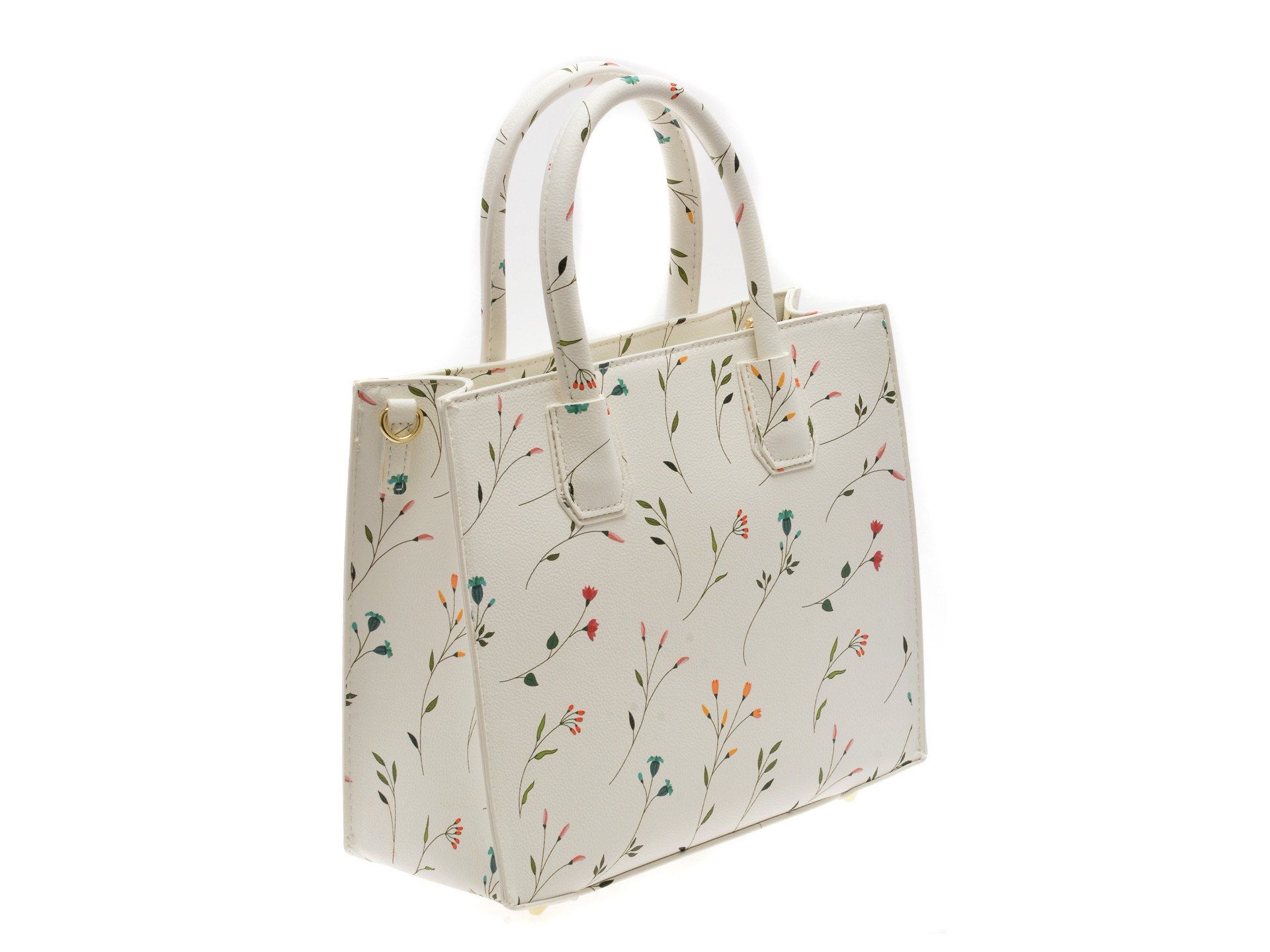 Geanta EPICA alba, 720355L, din piele ecologica