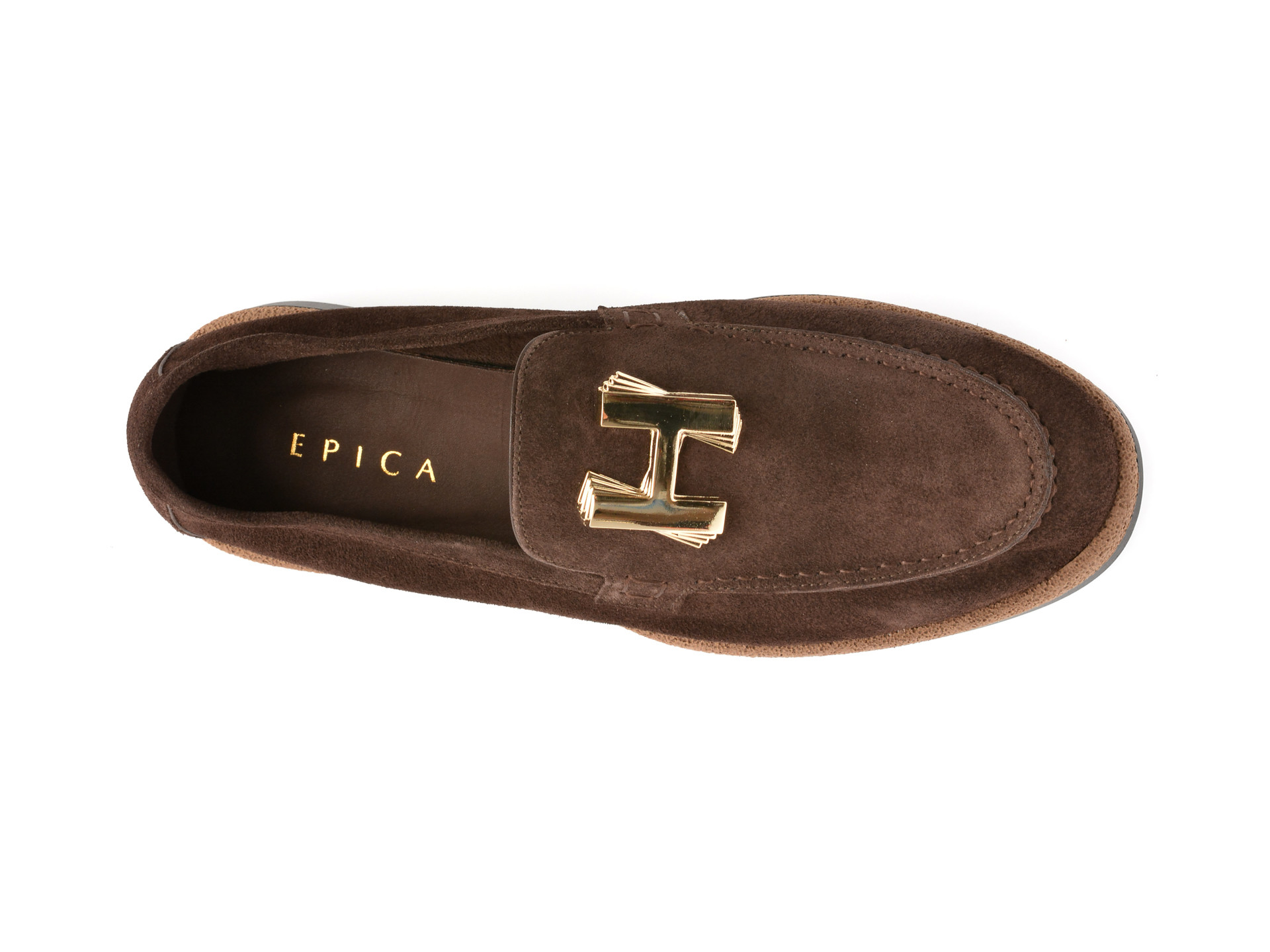 Mocasini EPICA maro, 31491, din piele intoarsa
