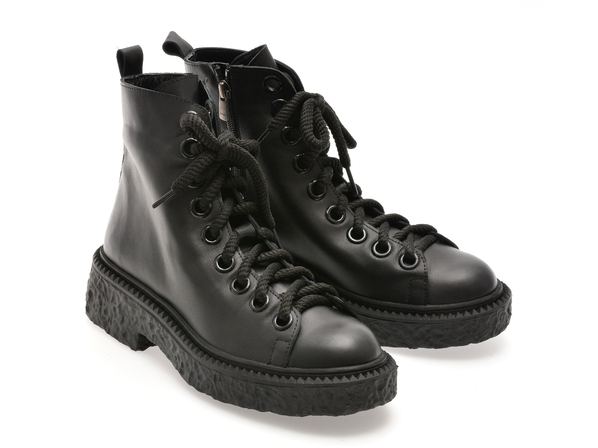 Ghete EPICA negre, 4770030, din piele naturala