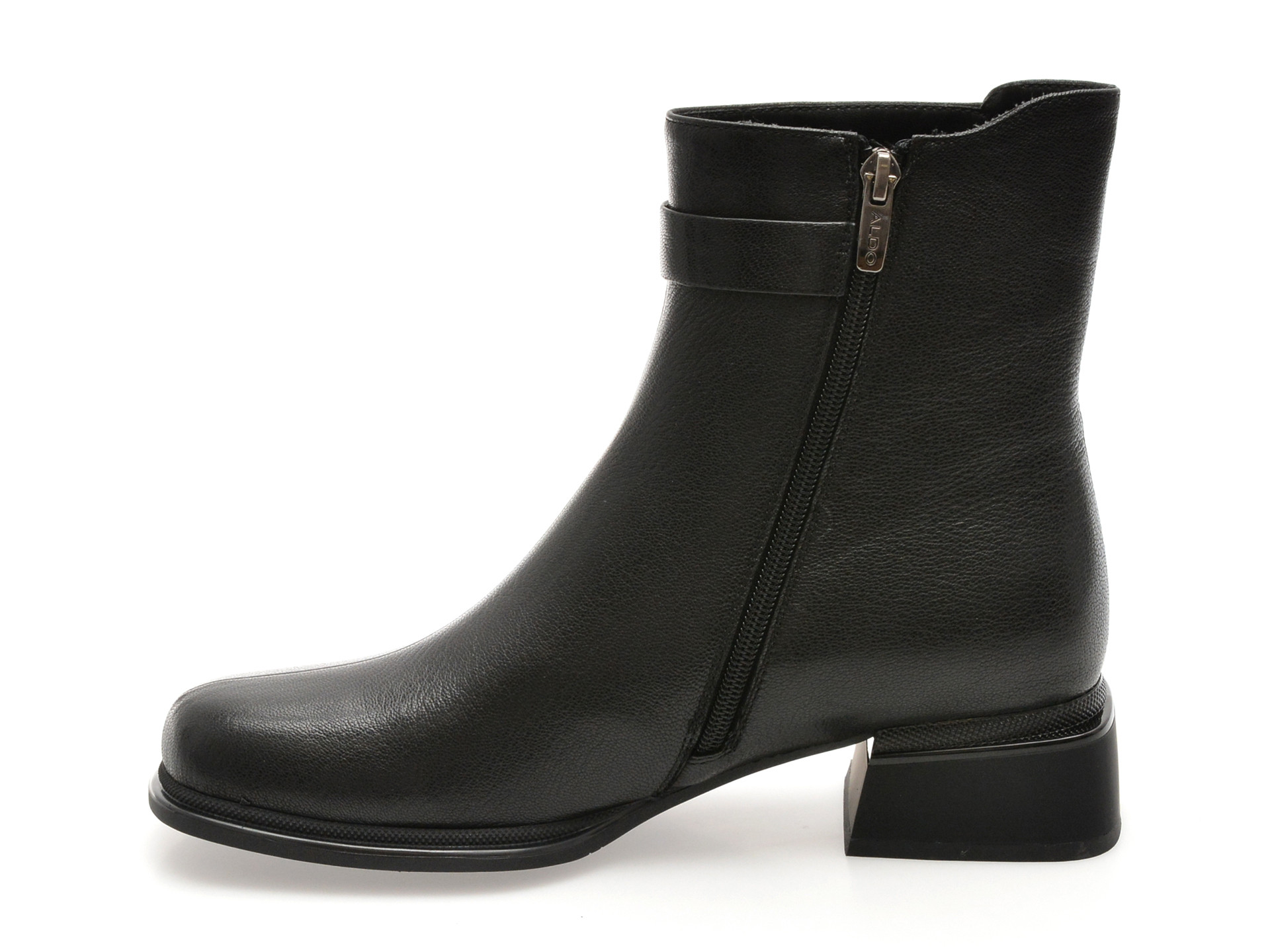 Ghete ALDO negre, AT05, din piele naturala