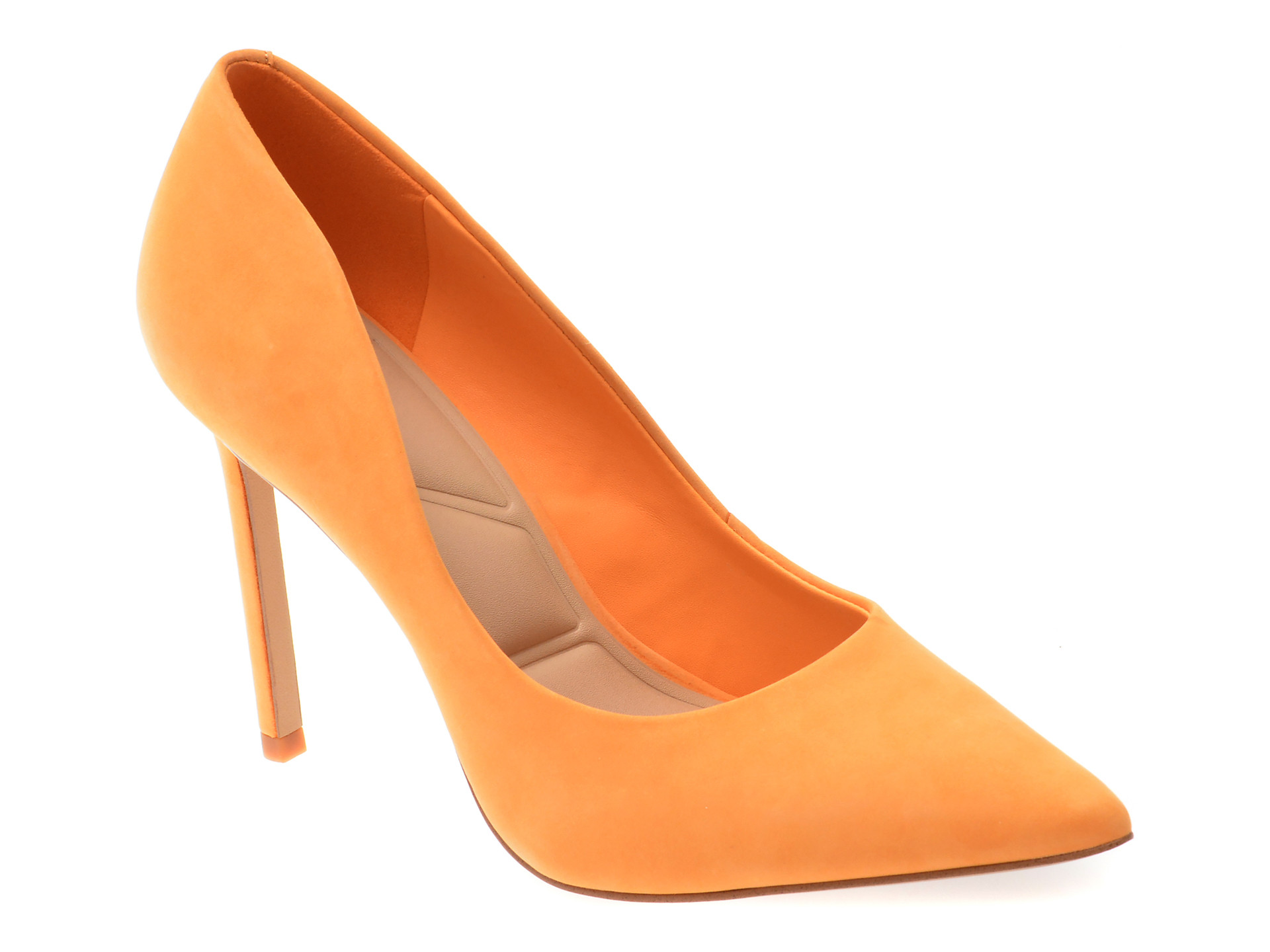 Pantofi eleganti ALDO portocalii, STESSY 2.0, din nabuc