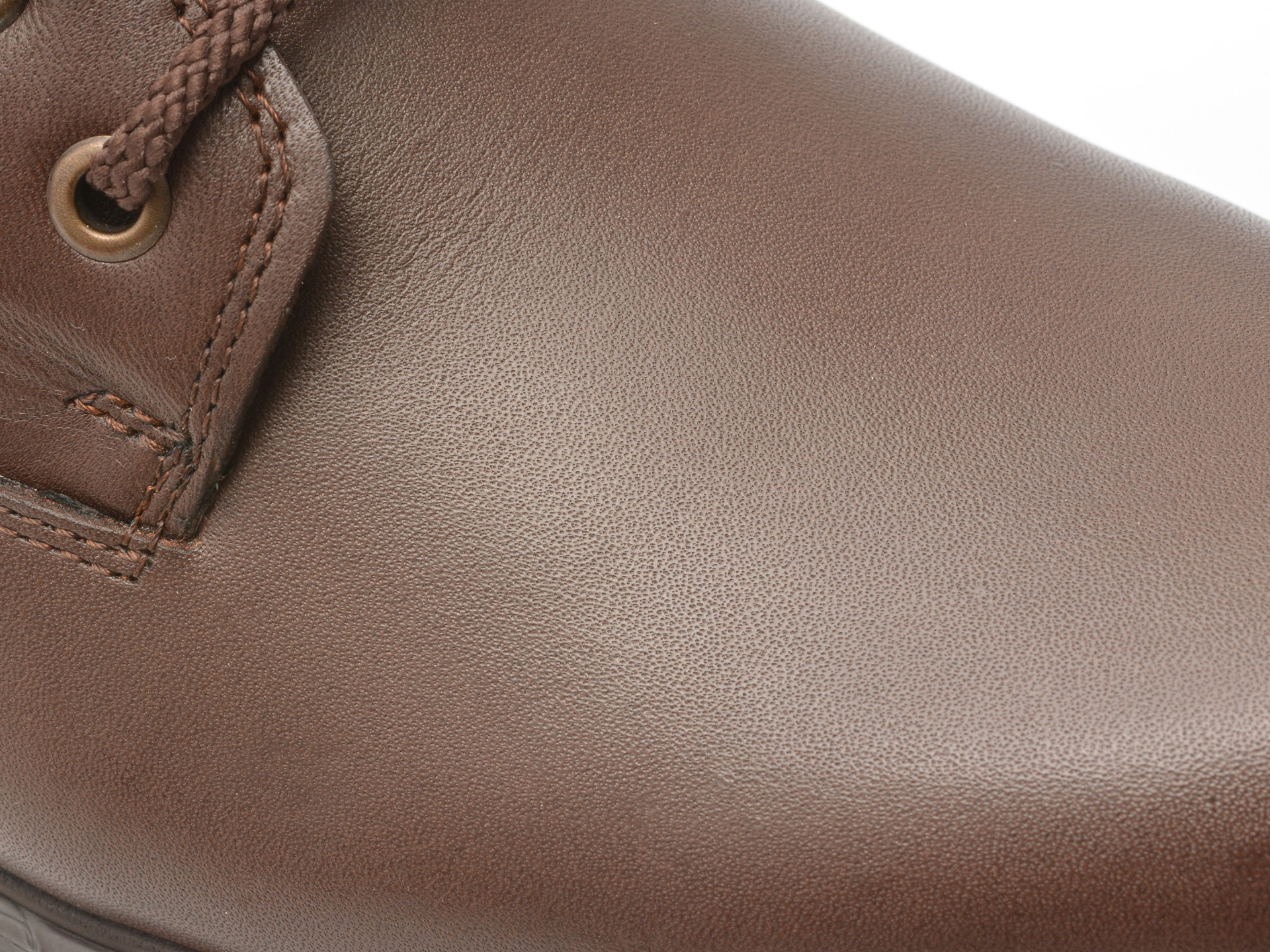 Ghete OTTER maro, E3464, din piele naturala