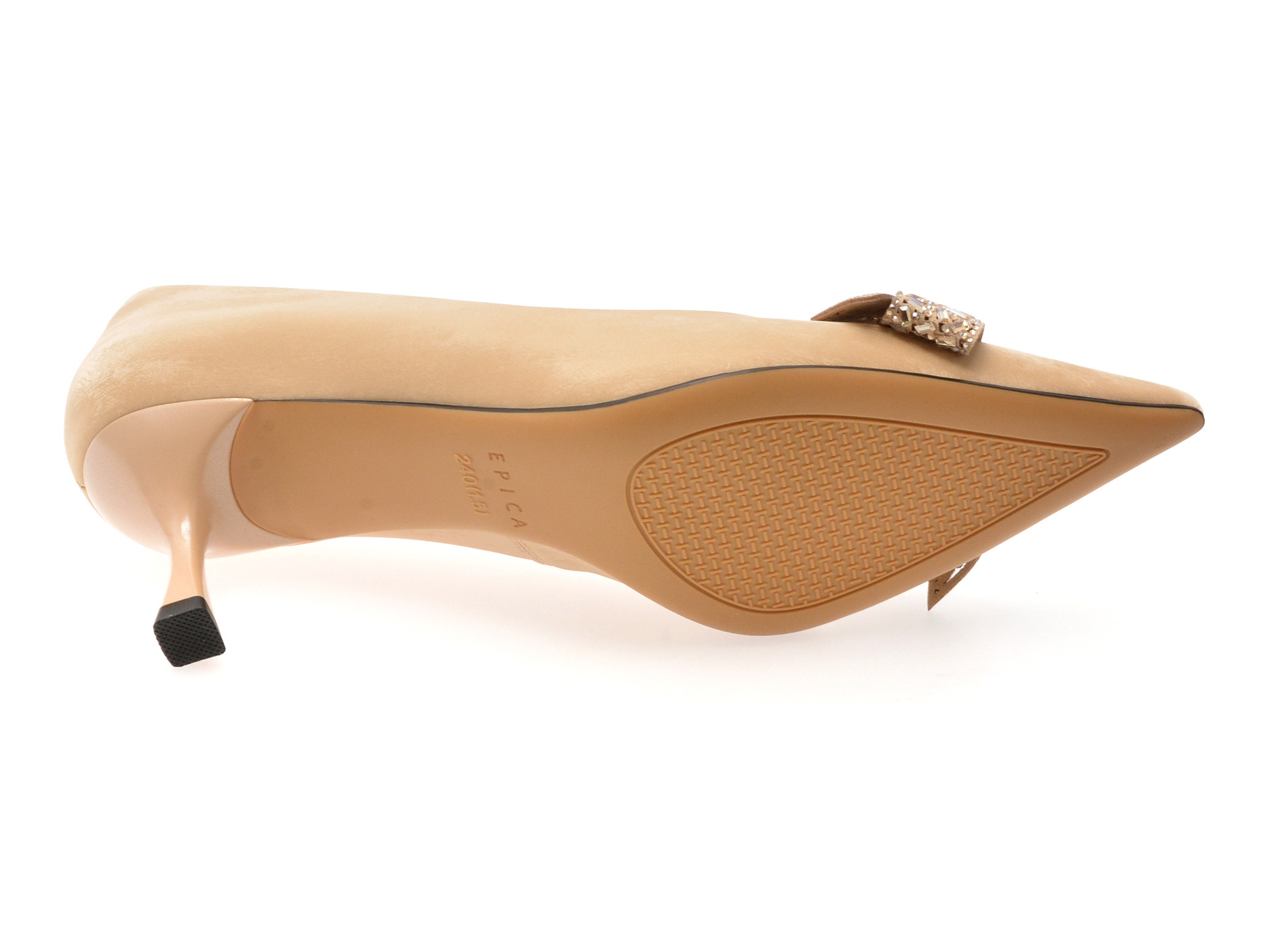 Pantofi eleganti EPICA aurii, 65057, din piele naturala