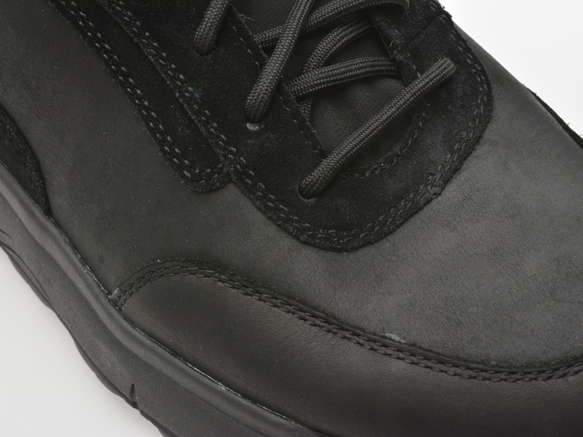 Ghete GEOX negre, U46FDB, din piele naturala