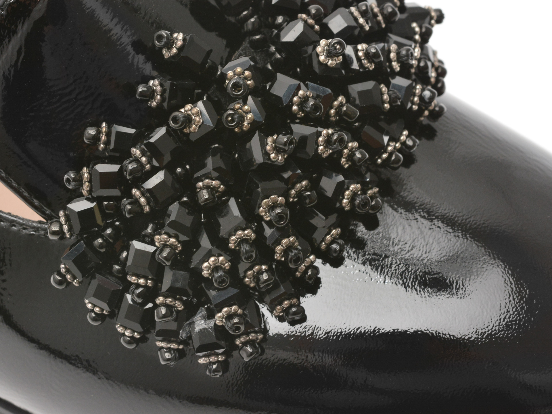 Pantofi EPICA negri, 3433, din piele naturala lacuita