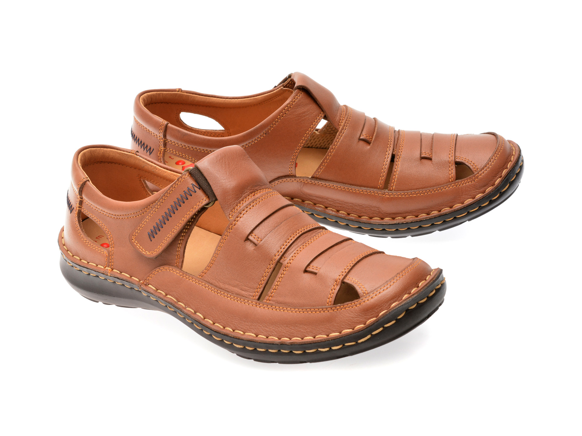 Sandale OTTER maro, 9562, din piele naturala