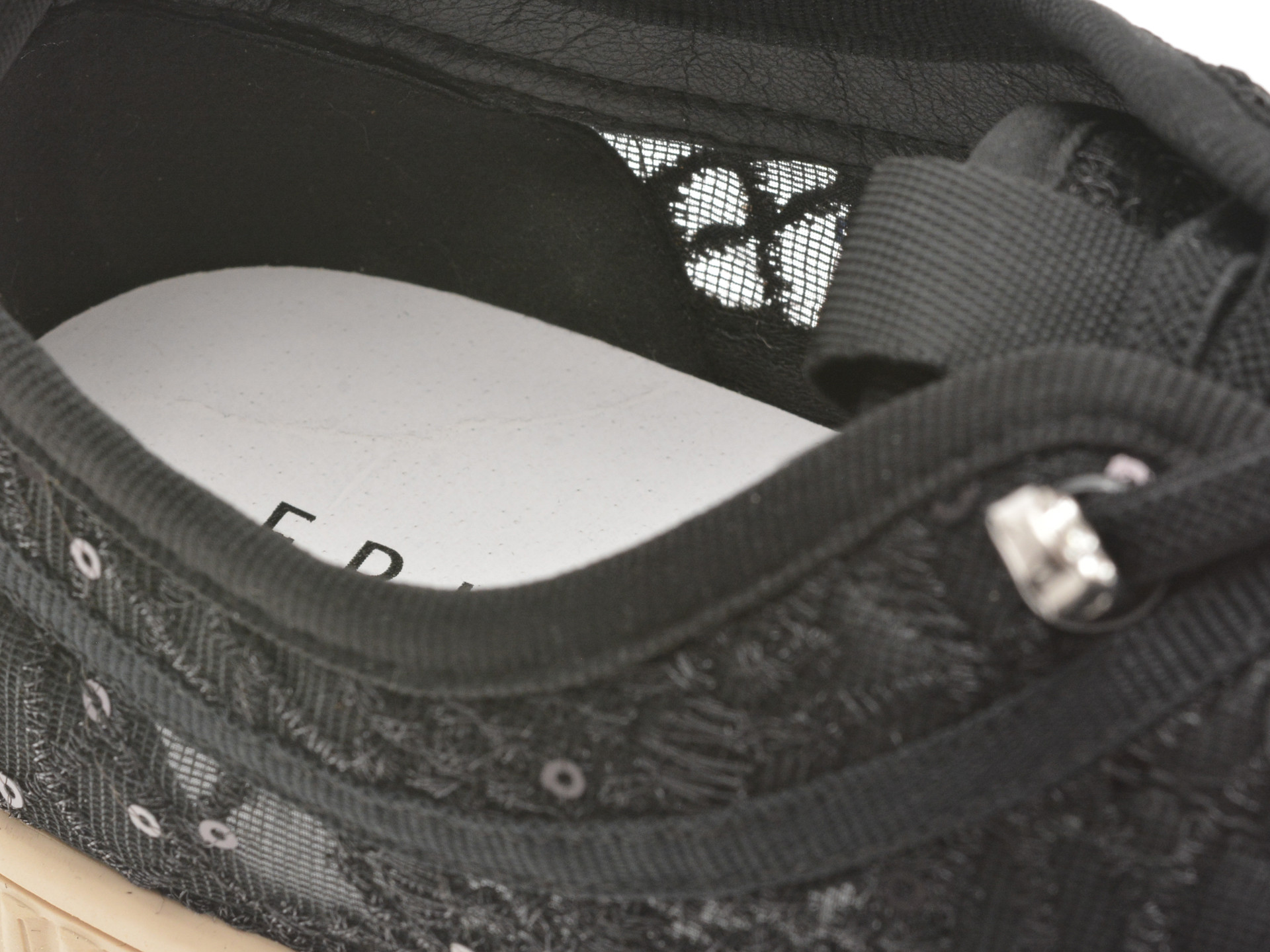 Pantofi EPICA negri, 5063, din material textil