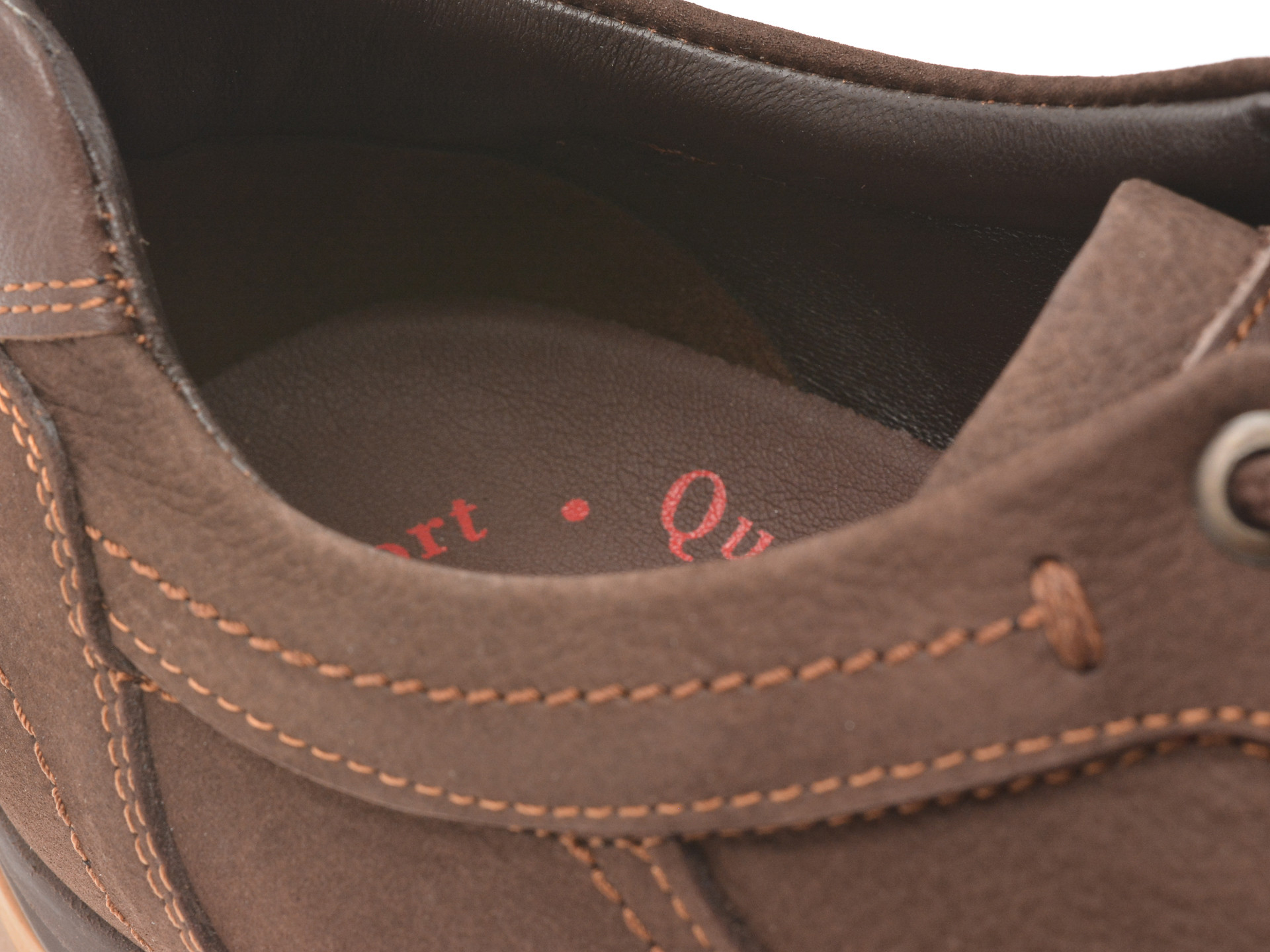 Pantofi sport OTTER maro, 4161, din nabuc