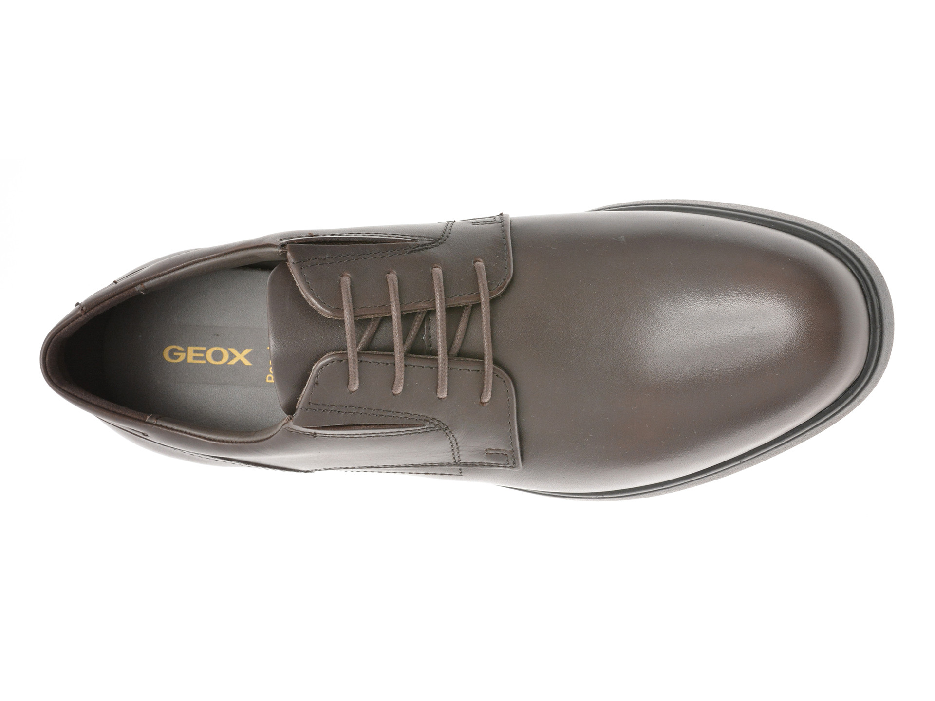 Pantofi GEOX maro, U35EMA, din piele naturala