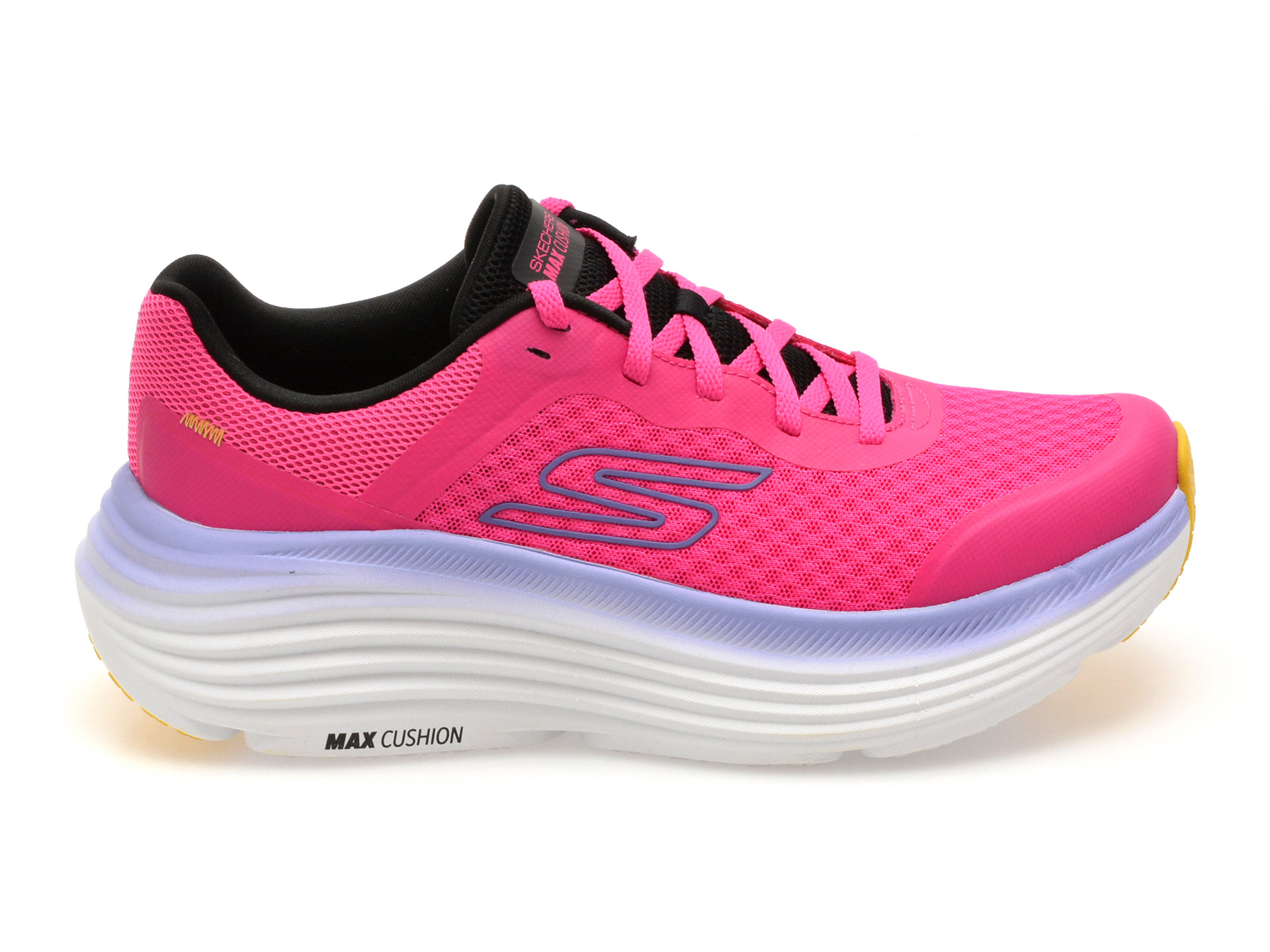 Pantofi sport SKECHERS roz, MAX CUSHIONING ENDEAVOUR, din material textil