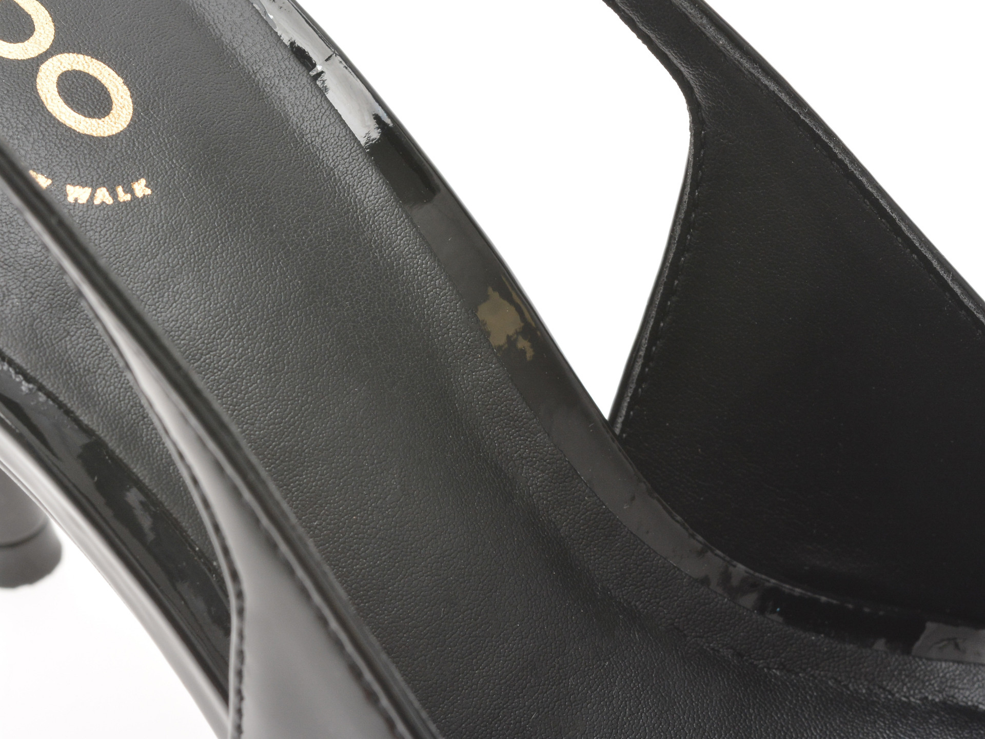 Pantofi eleganti ALDO negri, SERALINA 001, din piele ecologica lacuita