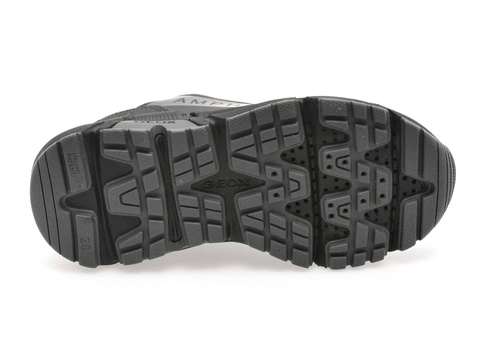 Pantofi sport GEOX negri, J46LCC, din material textil