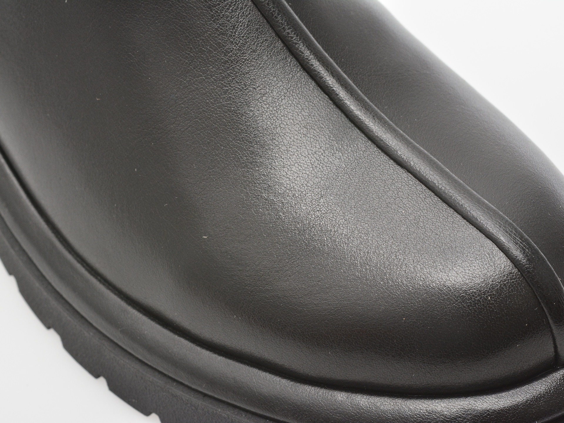 Ghete IMAGE negre, 1504005, din piele naturala