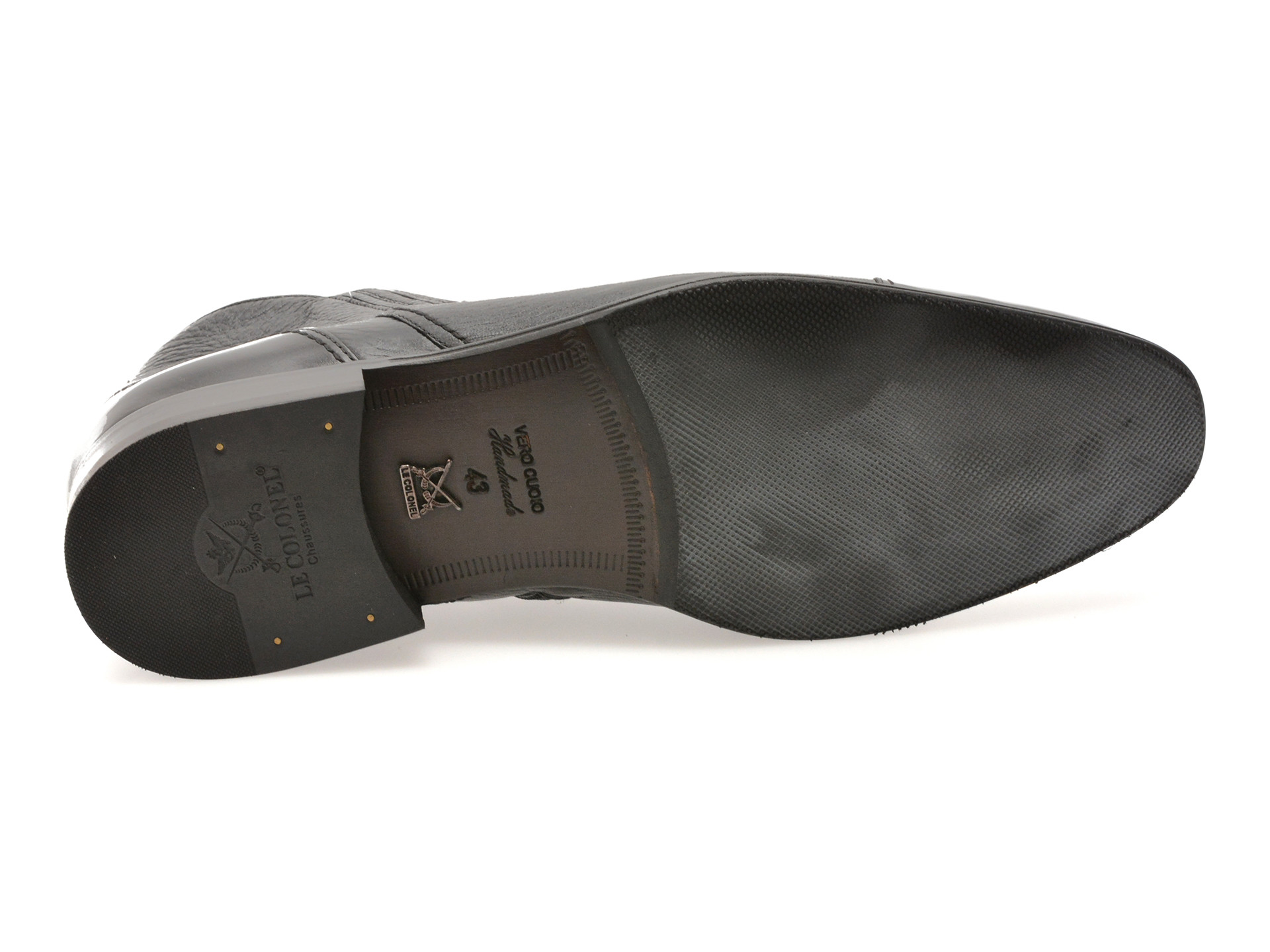 Ghete elegante LE COLONEL negre, 484100, din piele naturala