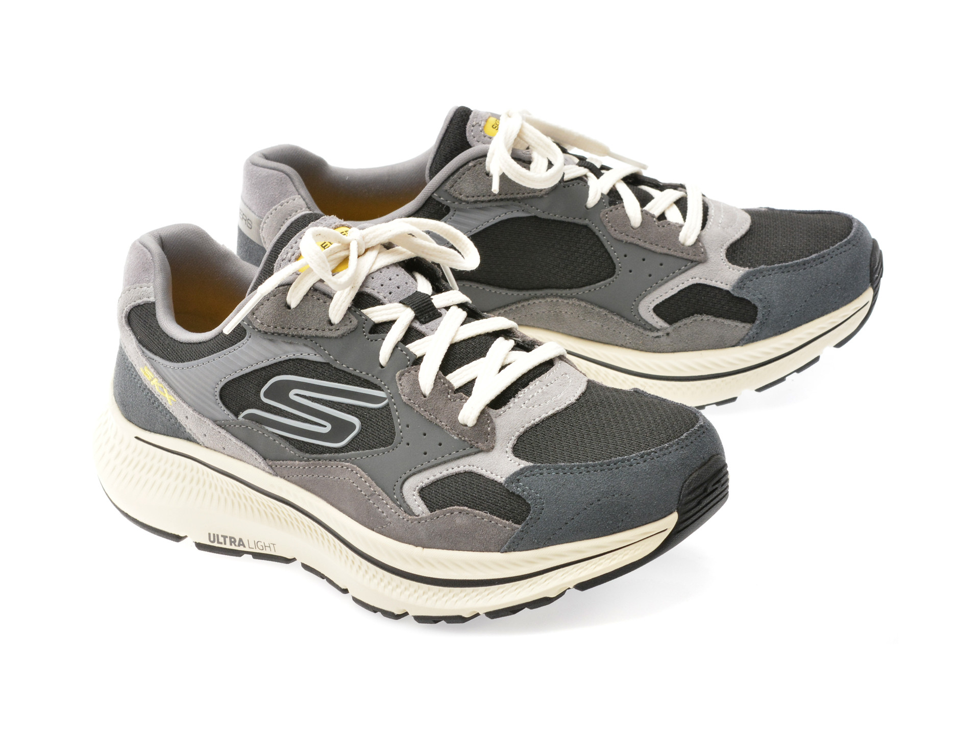 Pantofi sport SKECHERS gri, GO RUN CONSISTENT 2.0, din material textil