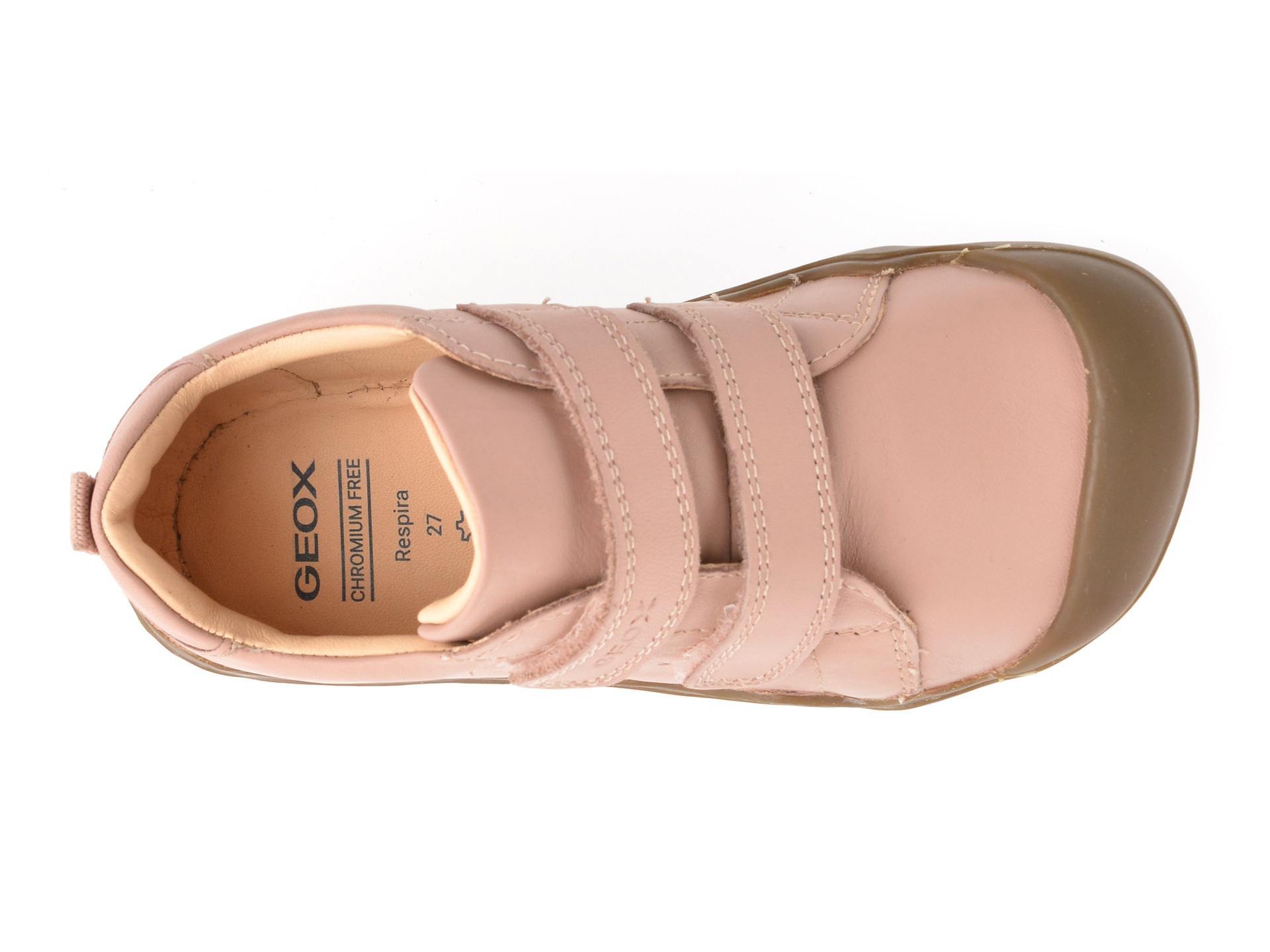 Pantofi sport GEOX roz, B4663A, din piele naturala