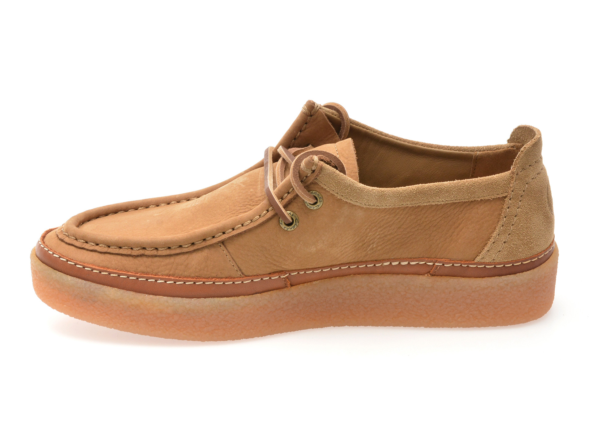 Mocasini CLARKS maro, CLARKWOOD MOC, din piele naturala