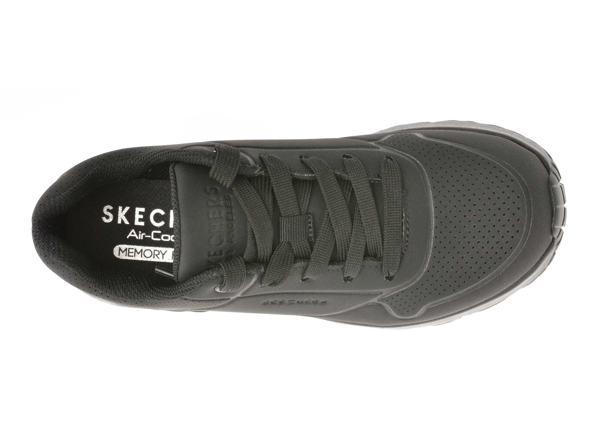 Pantofi sport SKECHERS negri, UNO LITE, din piele ecologica