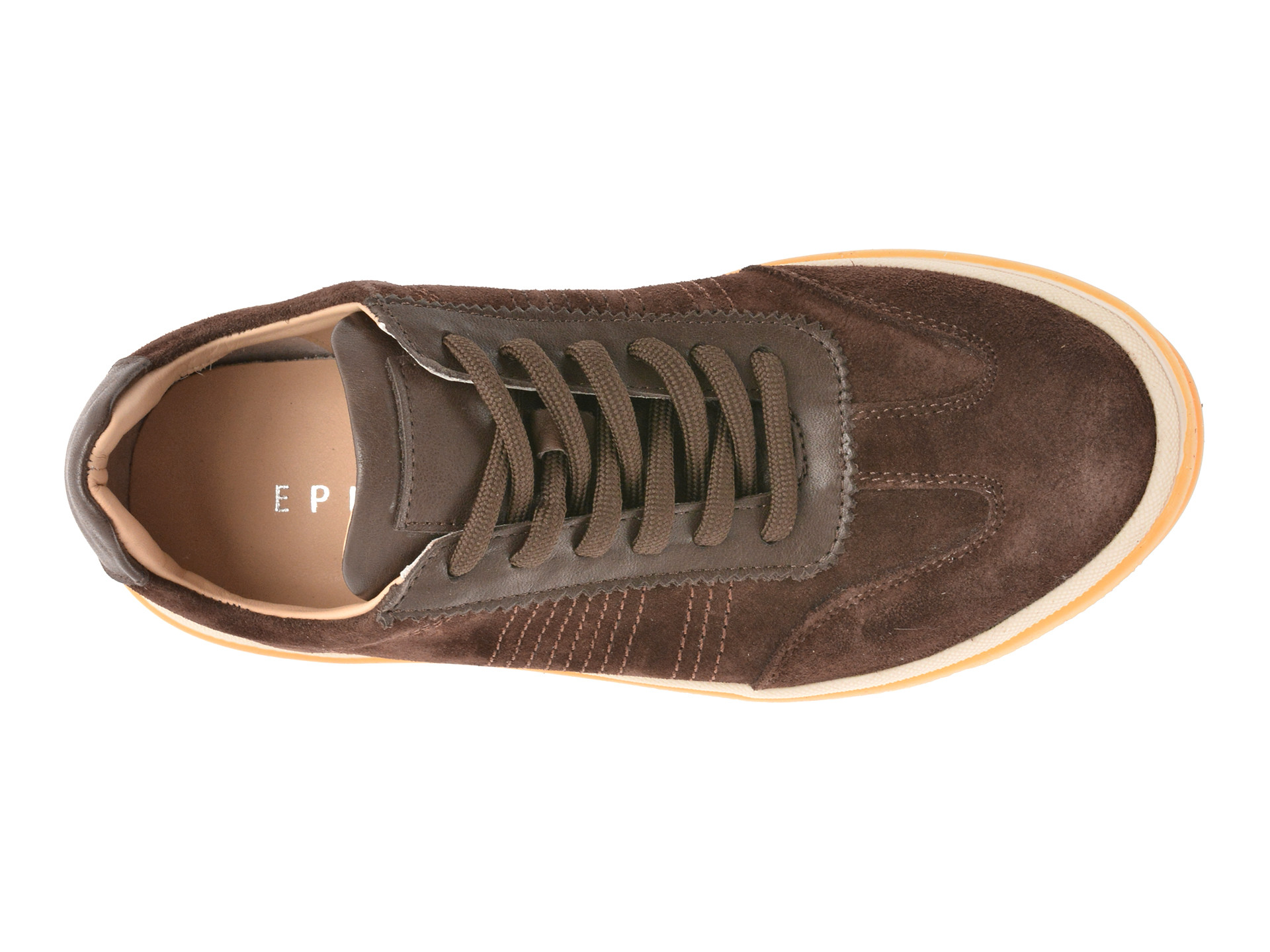 Pantofi sport EPICA maro, 815308, din piele intoarsa