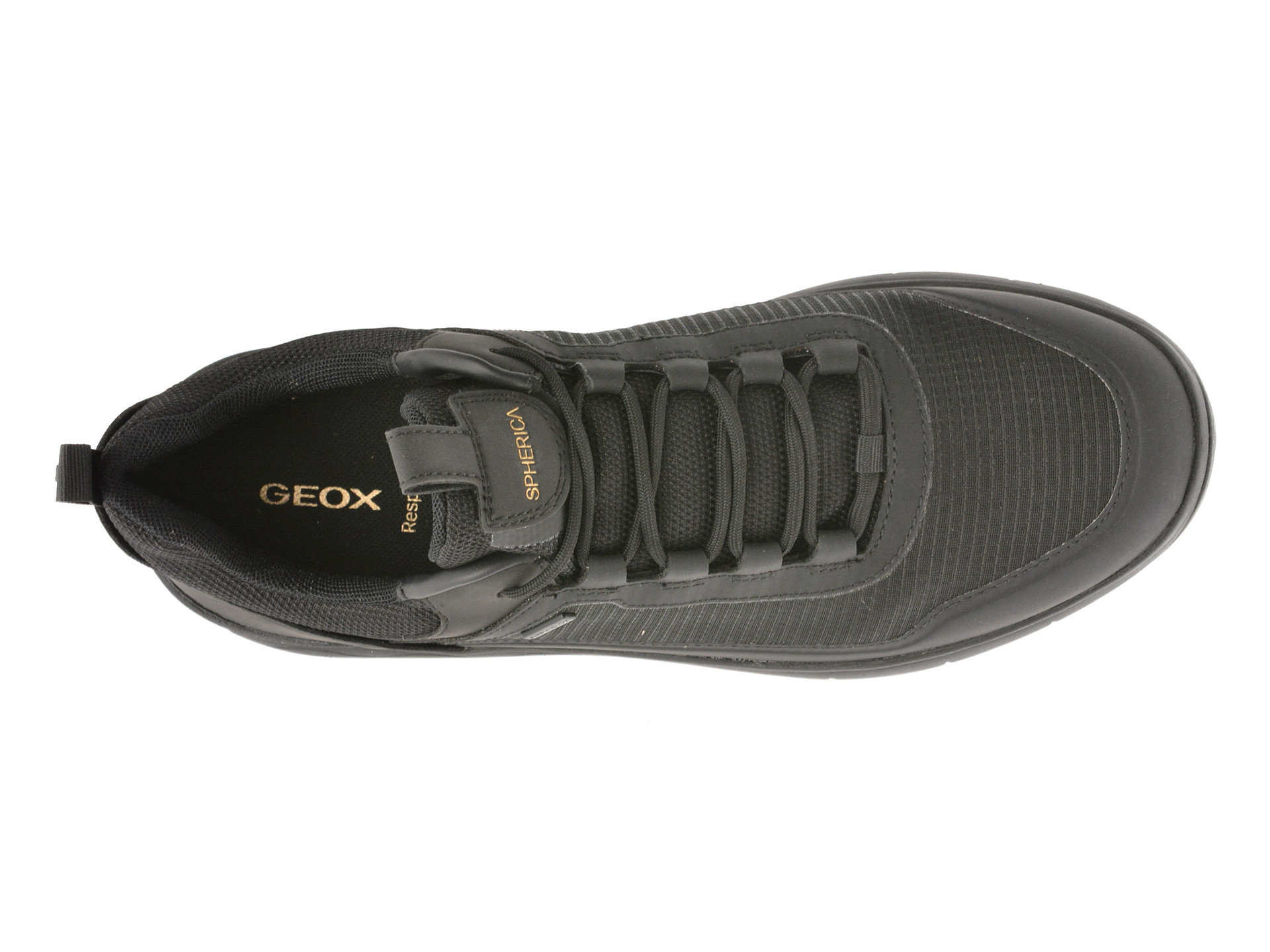 Pantofi sport GEOX negri, U56FDA, din material textil
