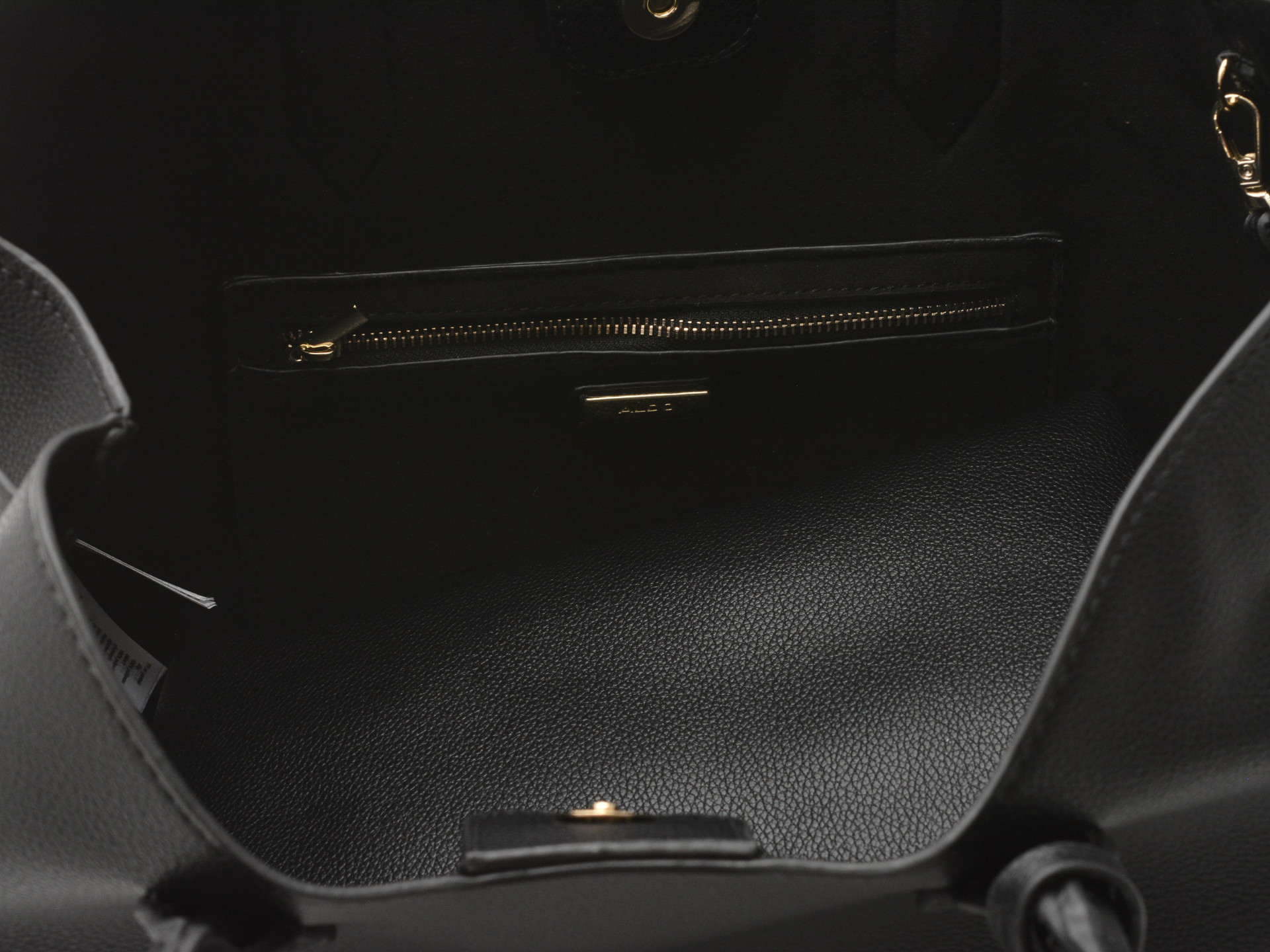 Geanta ALDO neagra, KORINNE 006, din piele ecologica