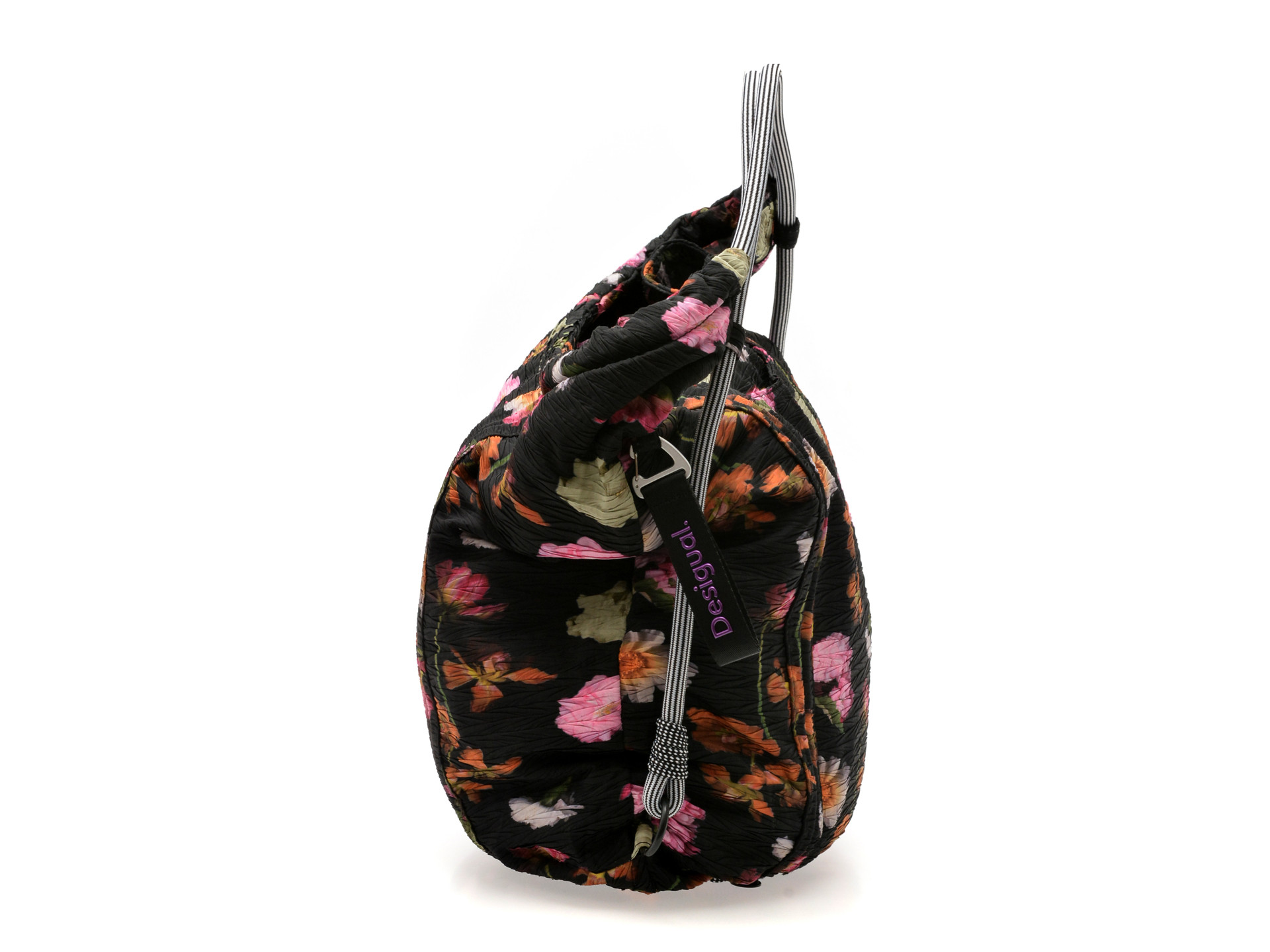 Geanta DESIGUAL neagra, SAXY22, din material textil