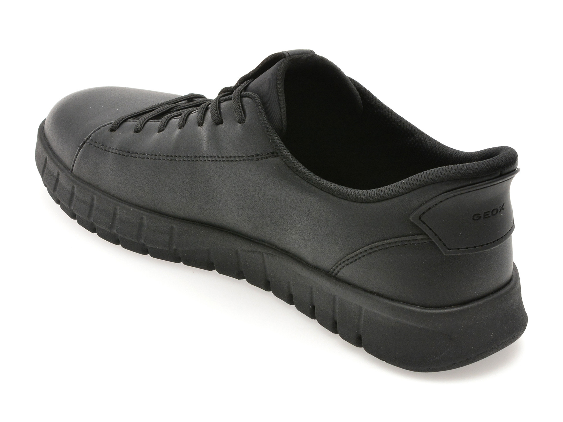 Pantofi sport GEOX negri, U56MAA, din piele ecologica