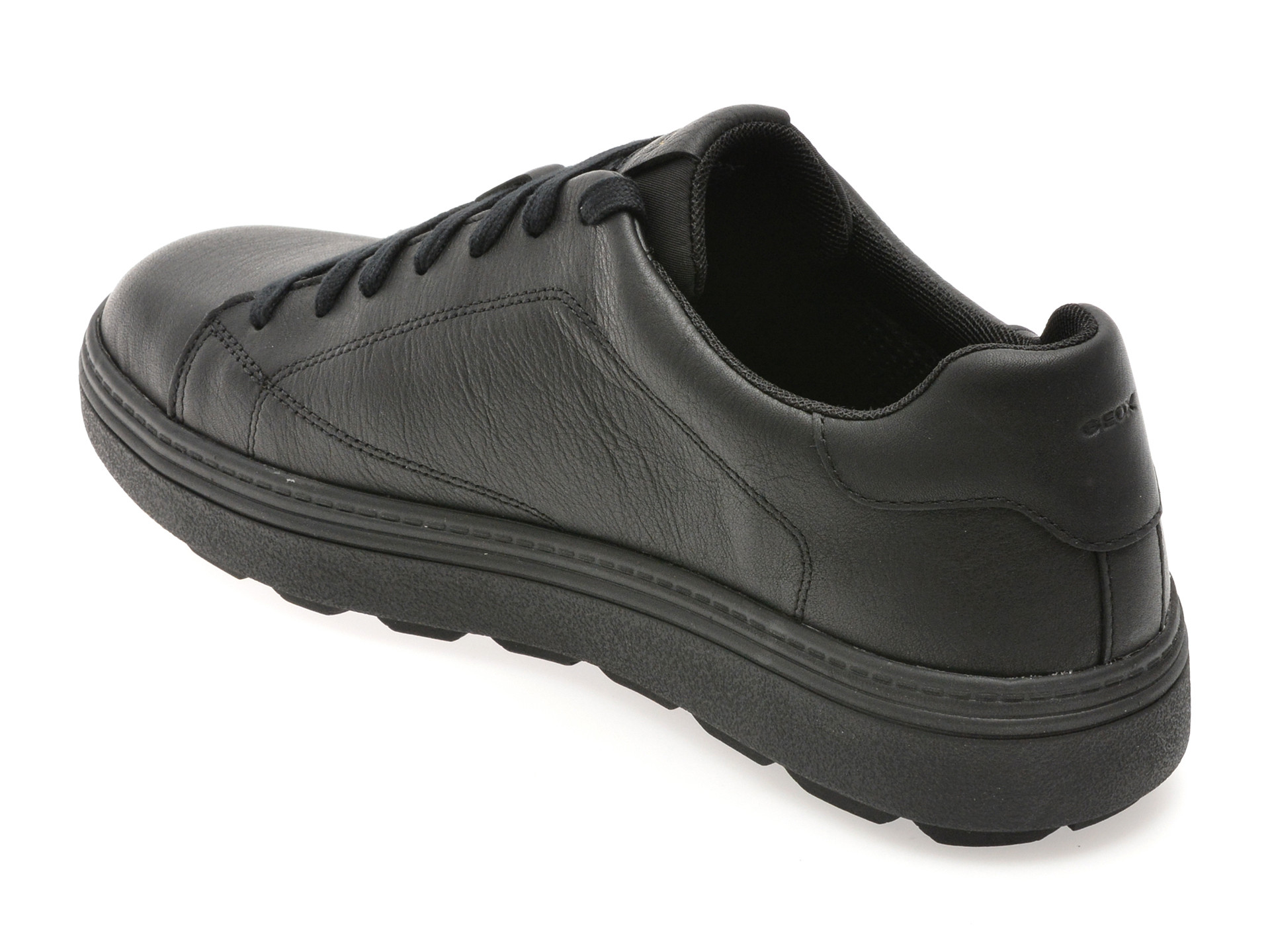 Pantofi sport GEOX negri, U56LUC, din piele naturala