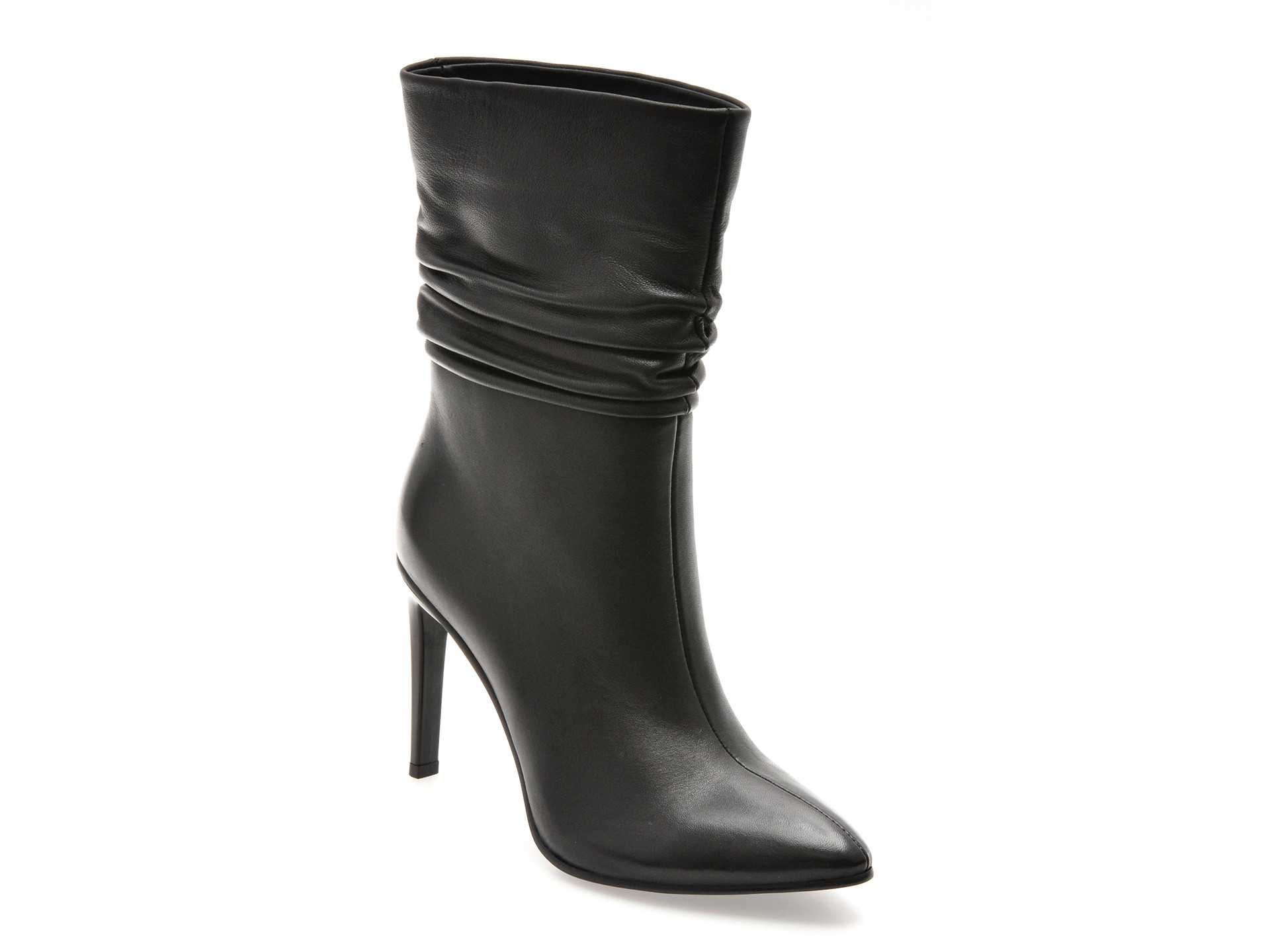 Botine elegante ALDO negre, CR147B, din piele naturala
