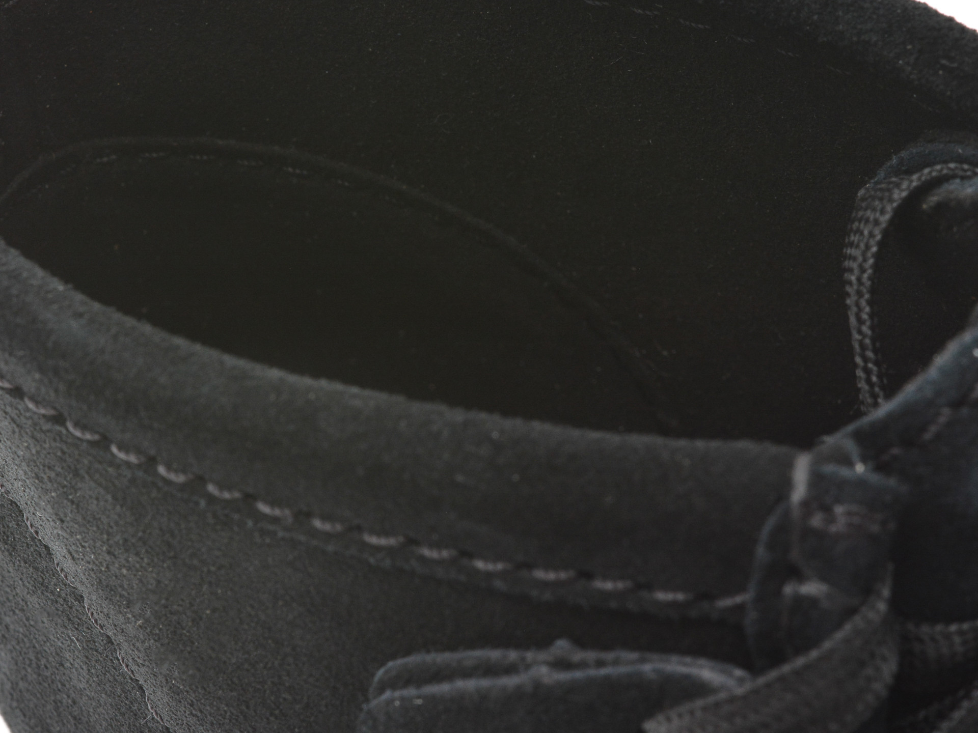 Ghete CLARKS negre, WALLABEE EVO BT, din piele intoarsa