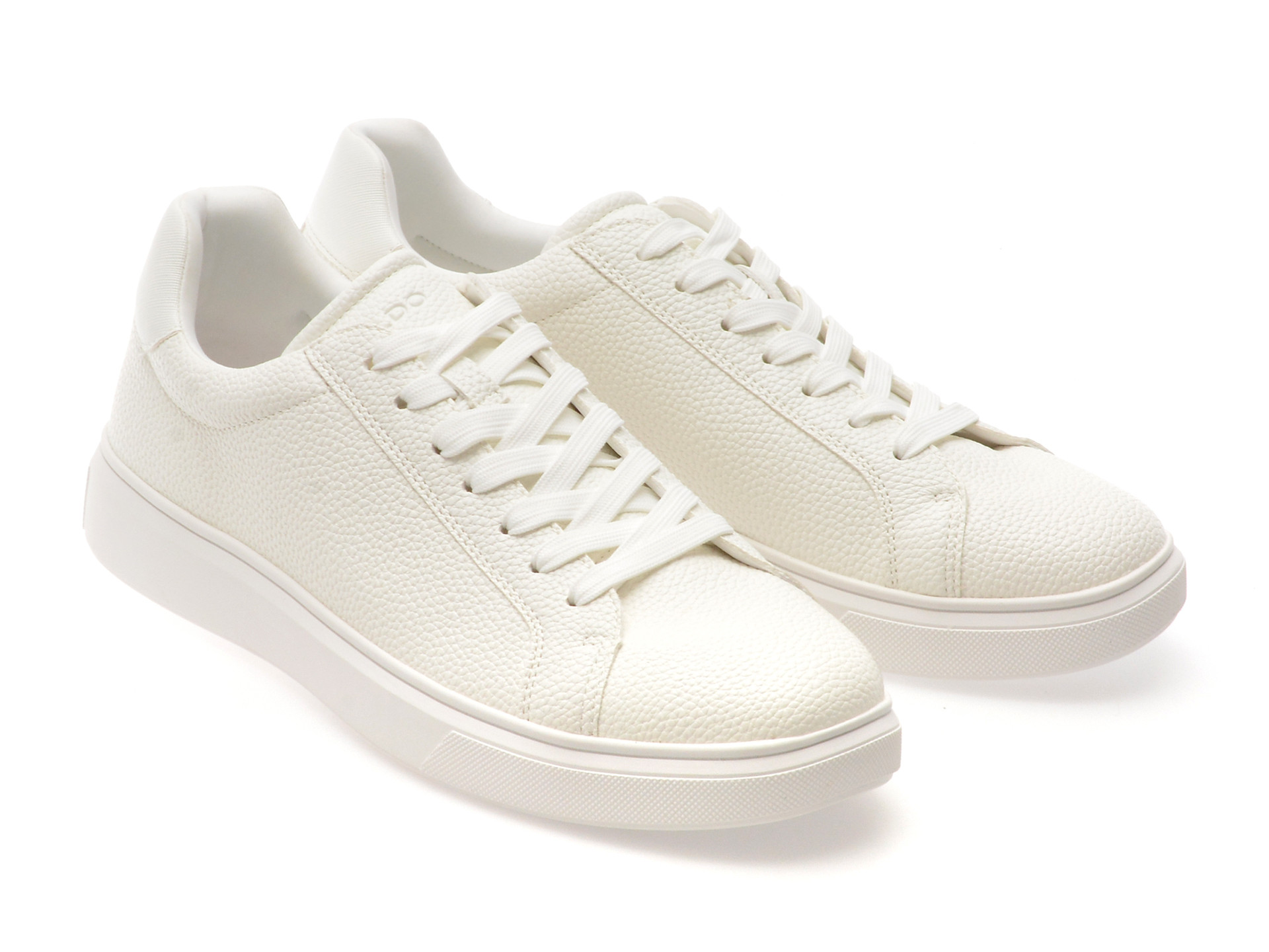 Pantofi sport ALDO albi, CLUBMEMBER 100, din piele ecologica